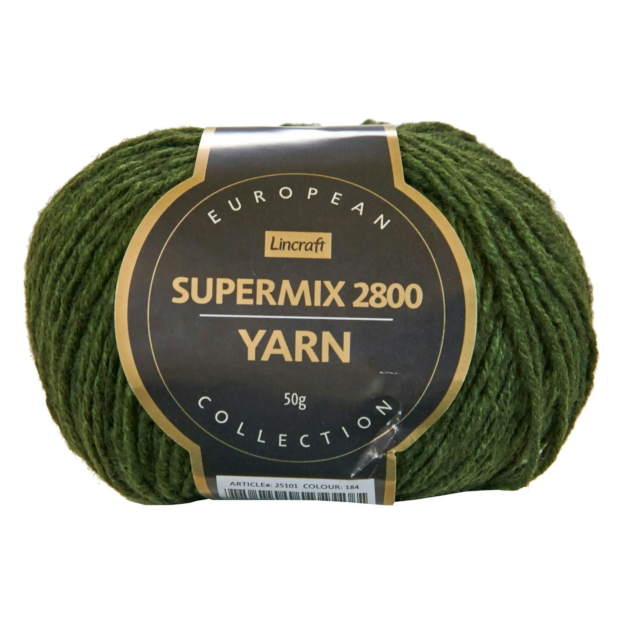 European Collection Supermix 2800 Crochet & Knitting Yarn, 50g