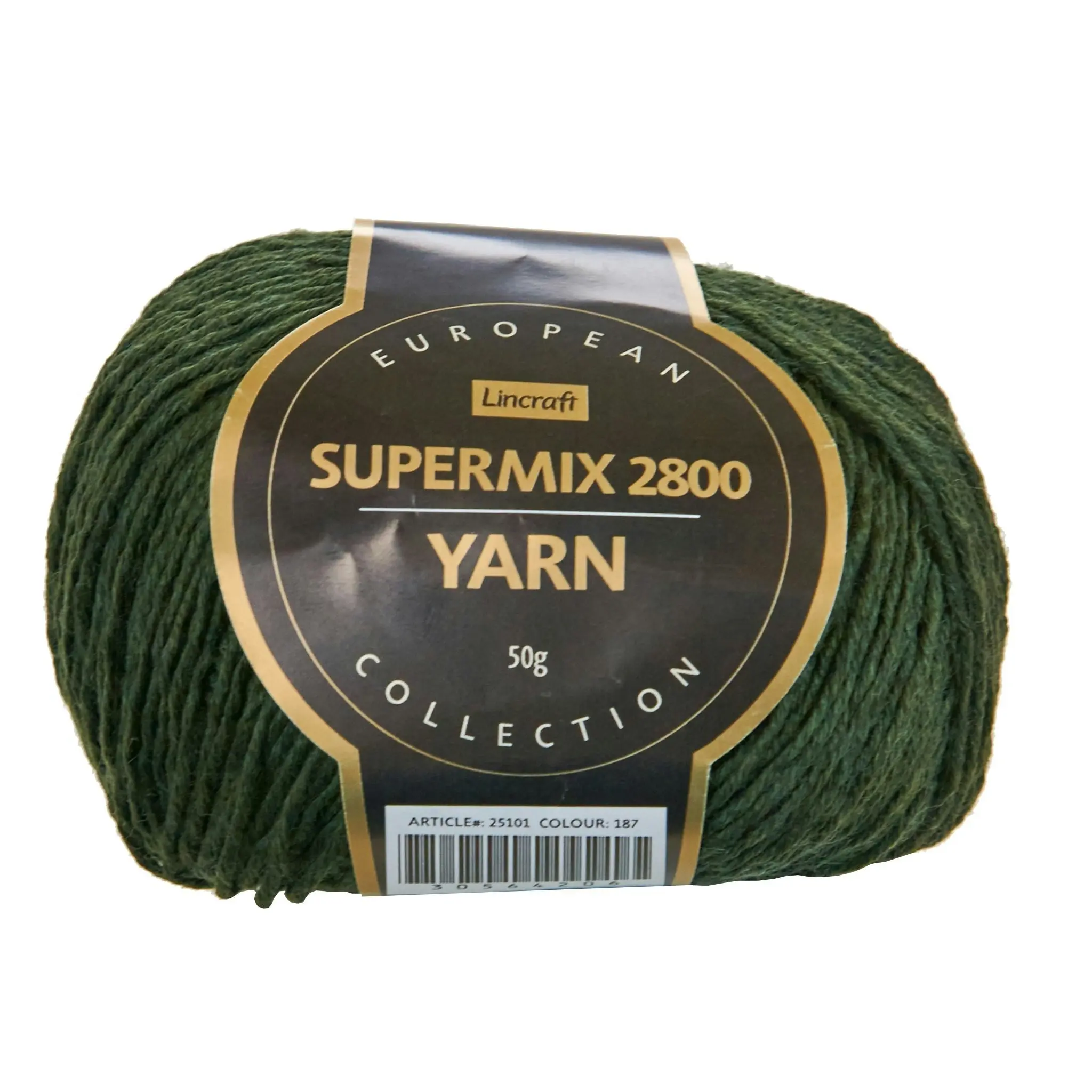 European Collection Supermix 2800 Crochet & Knitting Yarn, 50g