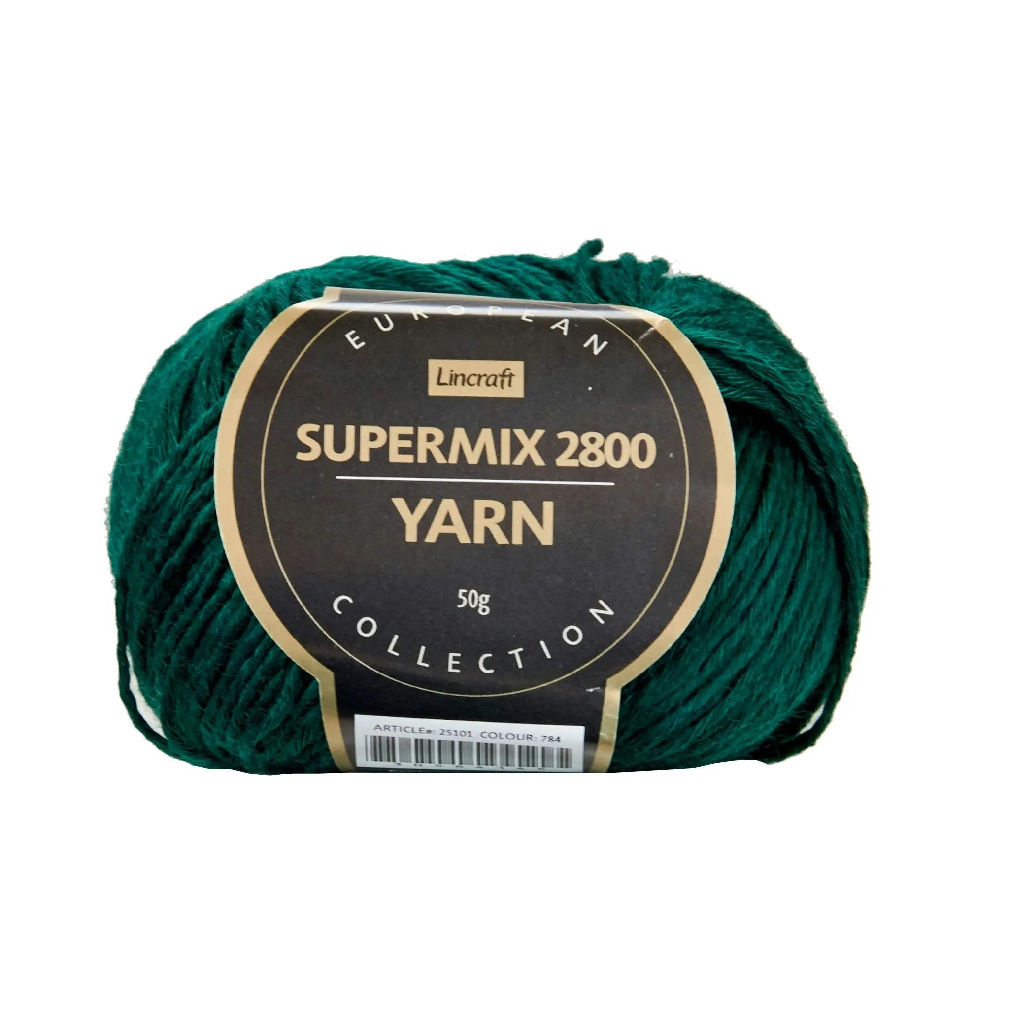 European Collection Supermix 2800 Crochet & Knitting Yarn, 50g