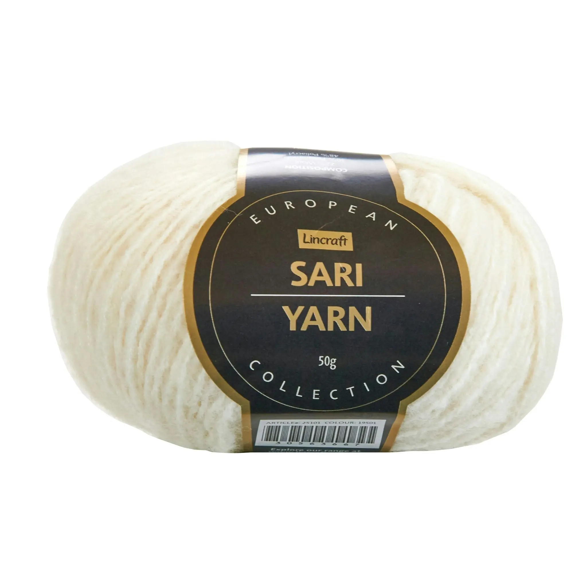 European Collection Sari Crochet & Knitting Yarn, 50g