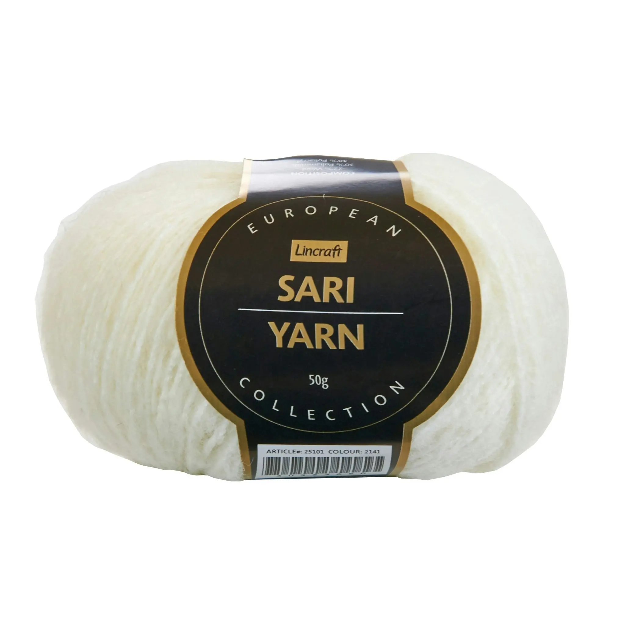 European Collection Sari Crochet & Knitting Yarn, 50g