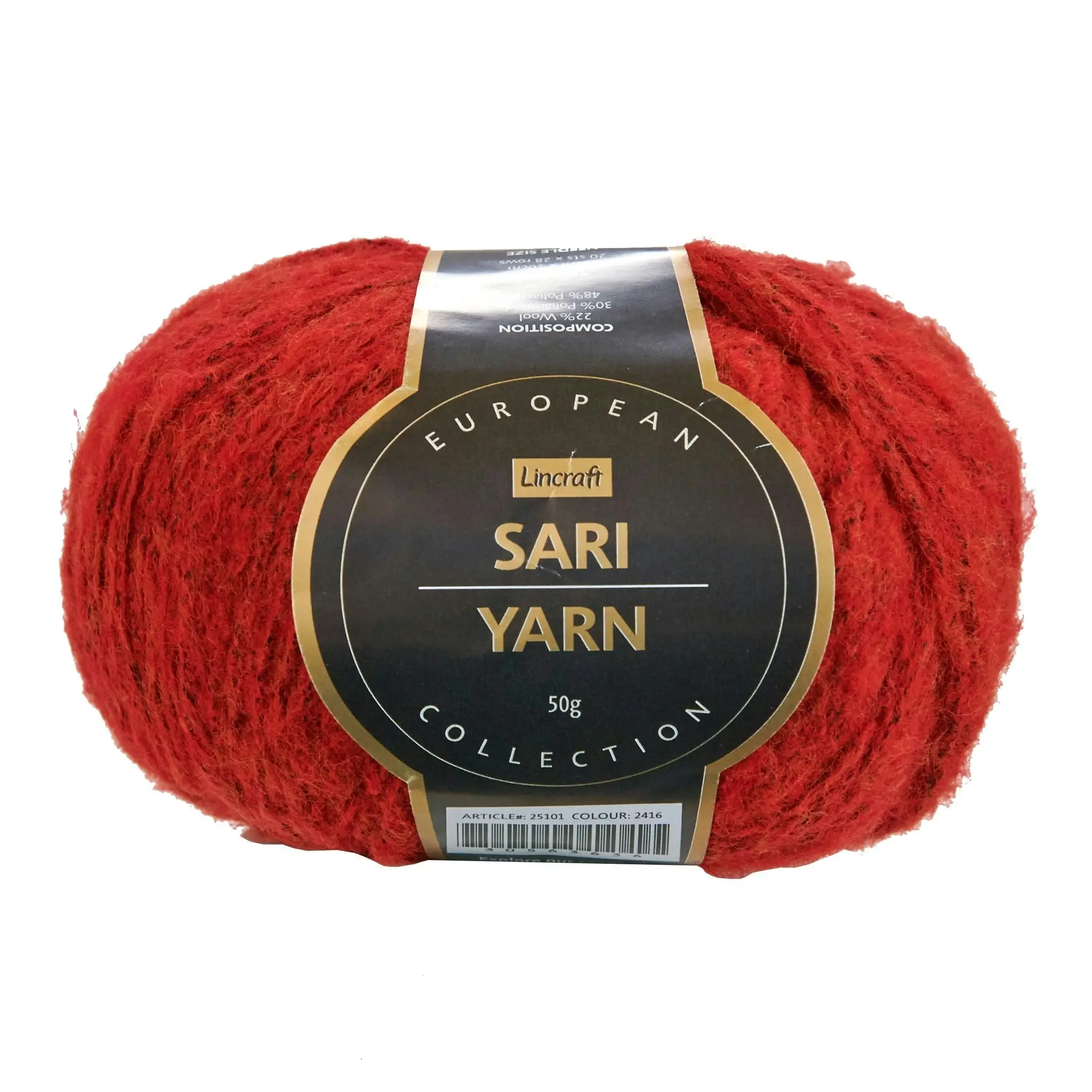 European Collection Sari Crochet & Knitting Yarn, 50g