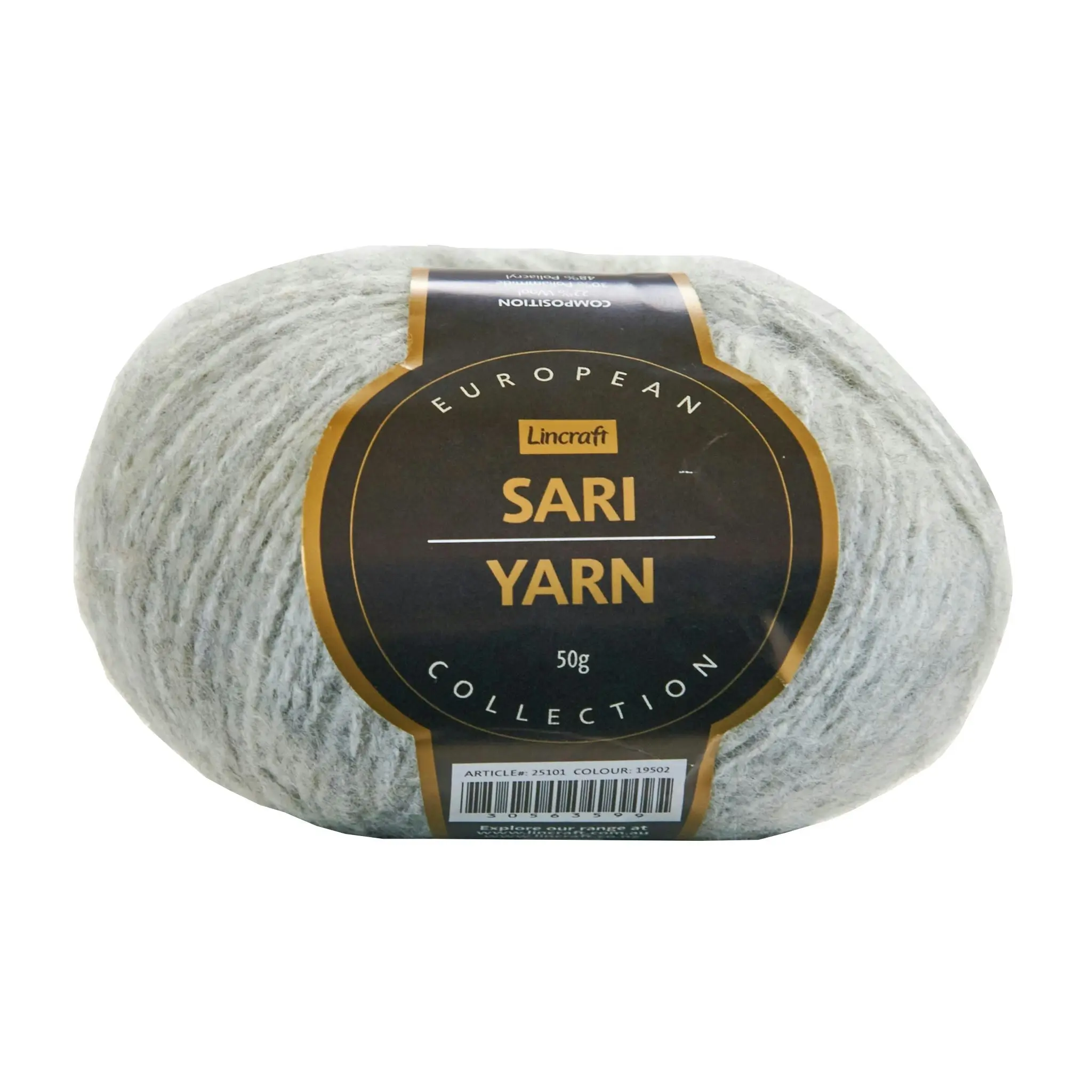 European Collection Sari Crochet & Knitting Yarn, 50g