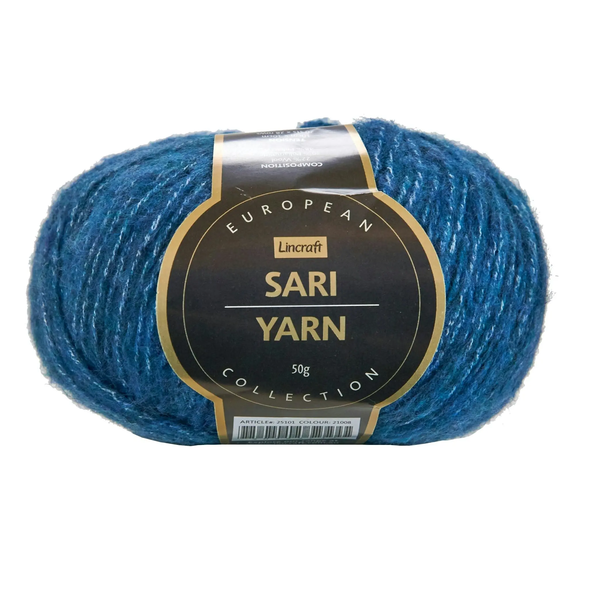 European Collection Sari Crochet & Knitting Yarn, 50g