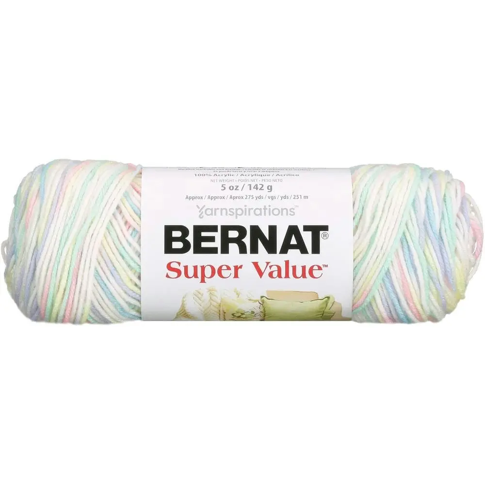 Bernat Super Value Ombre Crochet & Knitting Yarn - 142g Acrylic Yarn