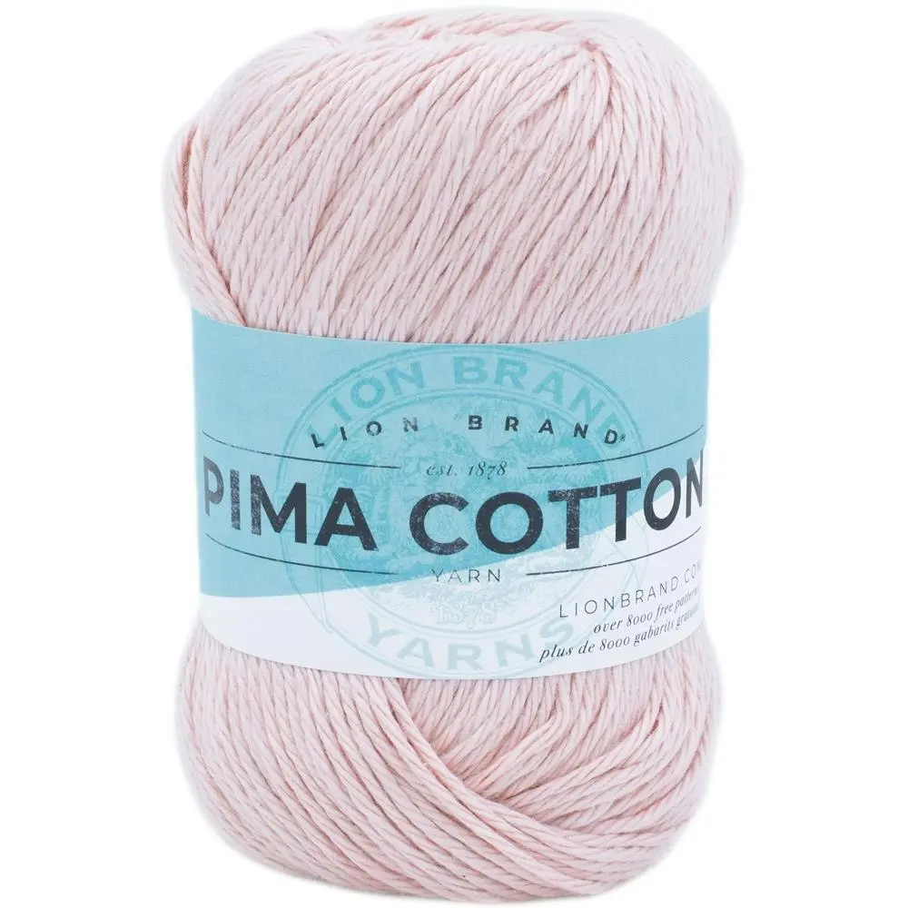 Lion Brand Pima Cotton Crochet & Knitting Yarn, 85g Cotton Yarn