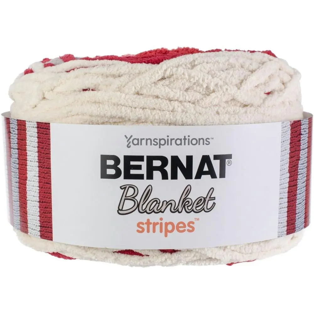 Bernat Blanket Stripes Crochet & Knitting Yarn - 300g Polyester Yarn