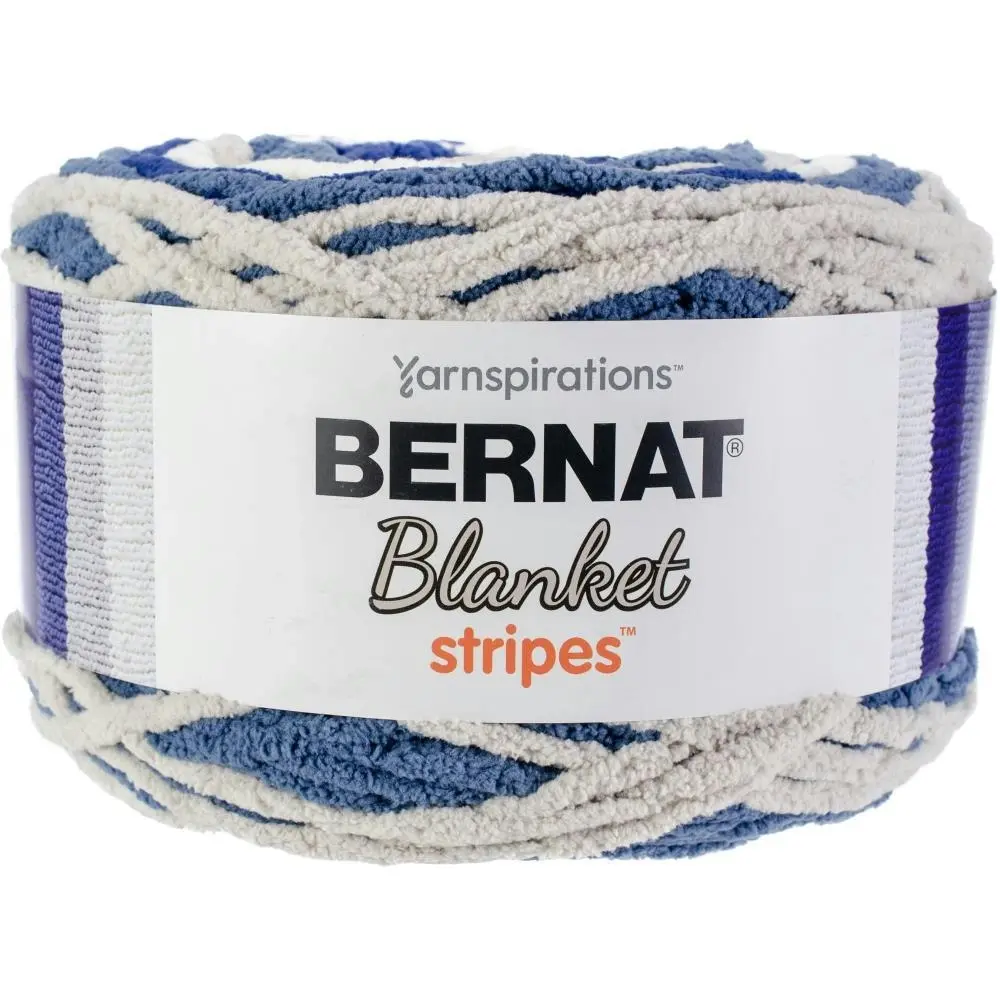 Bernat Blanket Stripes Crochet & Knitting Yarn - 300g Polyester Yarn