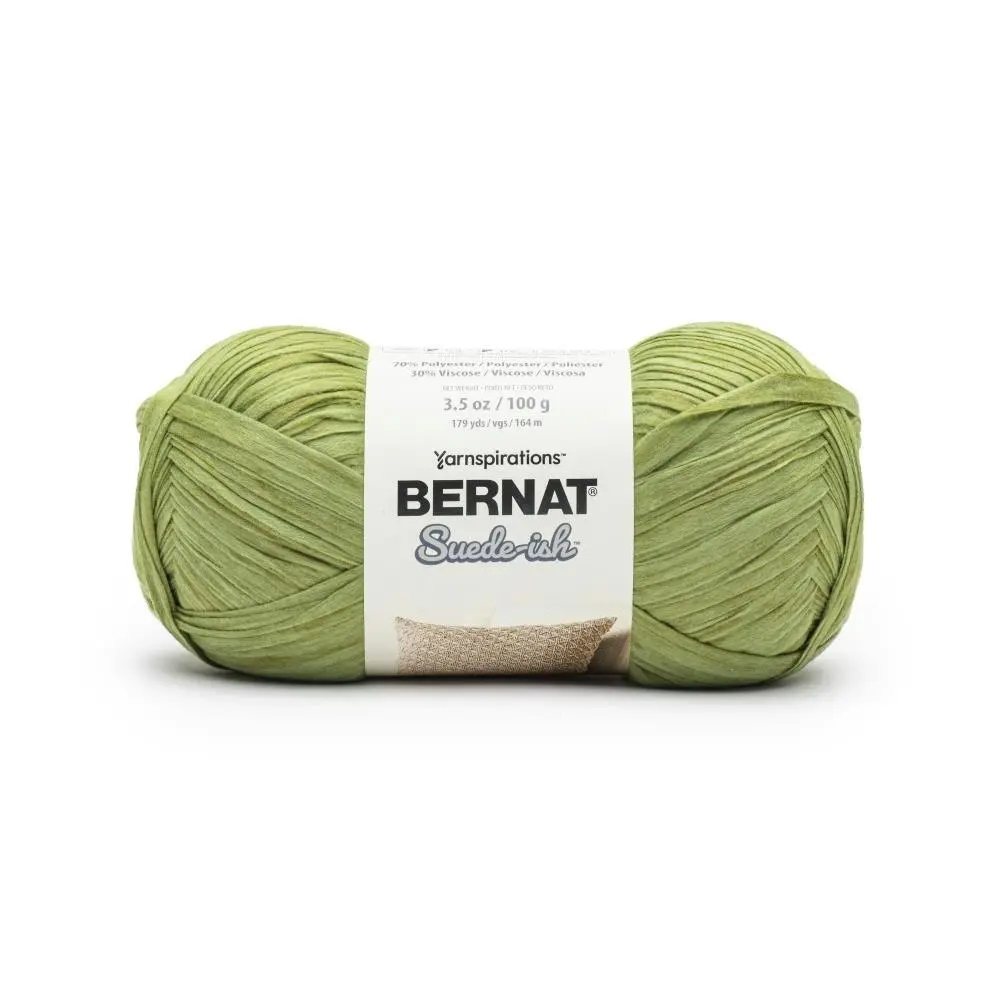 Bernat Sued-Ish Crochet & Knitting Yarn - 100g Polyester Viscose Yarn