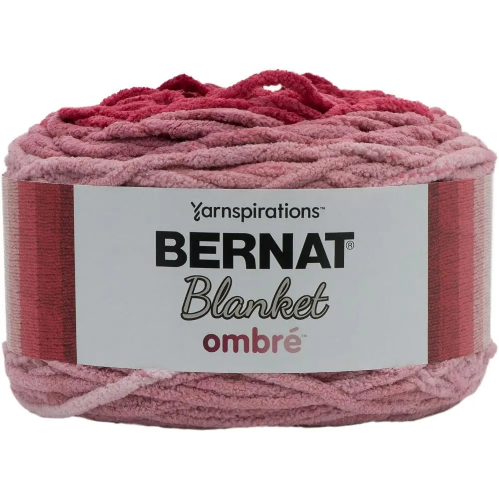 Bernat Blanket Ombre Crochet & Knitting Yarn, Ombre - 300g Polyester Yarn