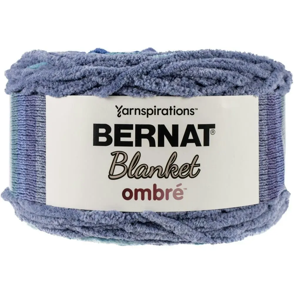 Bernat Blanket Ombre Crochet & Knitting Yarn, Ombre - 300g Polyester Yarn