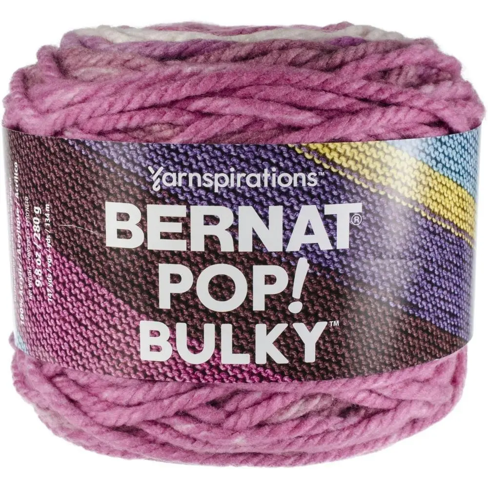 Bernat Pop Bulky Crochet & Knitting Yarn - 280g Acrylic Yarn