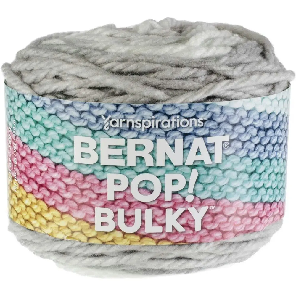 Bernat Pop Bulky Crochet & Knitting Yarn - 280g Acrylic Yarn