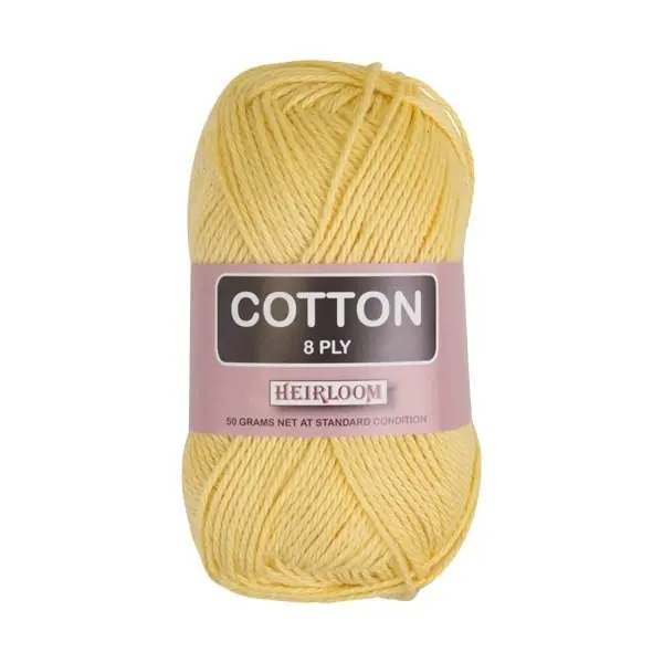 Heirloom 8ply Crochet & Knitting Yarn, 50g Cotton Yarn