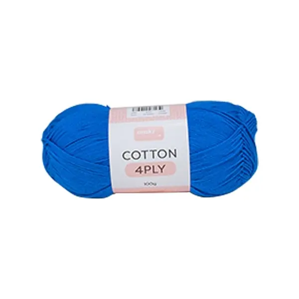 Makr Cotton 4ply Crochet & Knitting Yarn, 100g Cotton Yarn