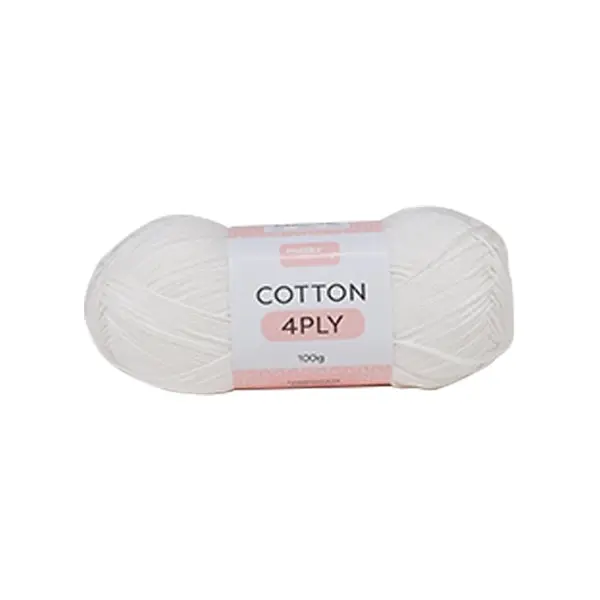 Makr Cotton 4ply Crochet & Knitting Yarn, 100g Cotton Yarn