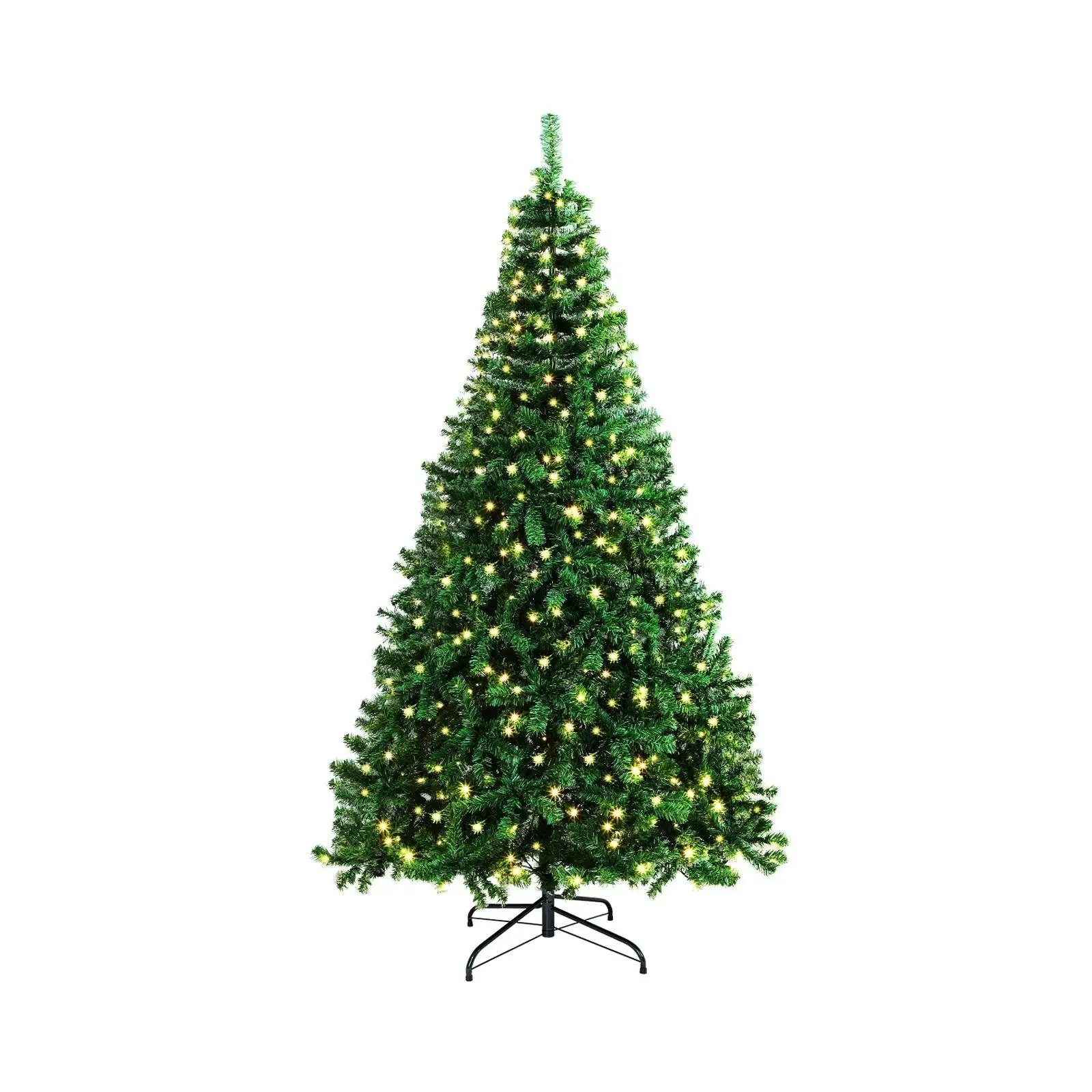 Mazam 2PCS LED Christmas Tree 1.8M 6FT Xmas Trees Decorations Green 830 Tips