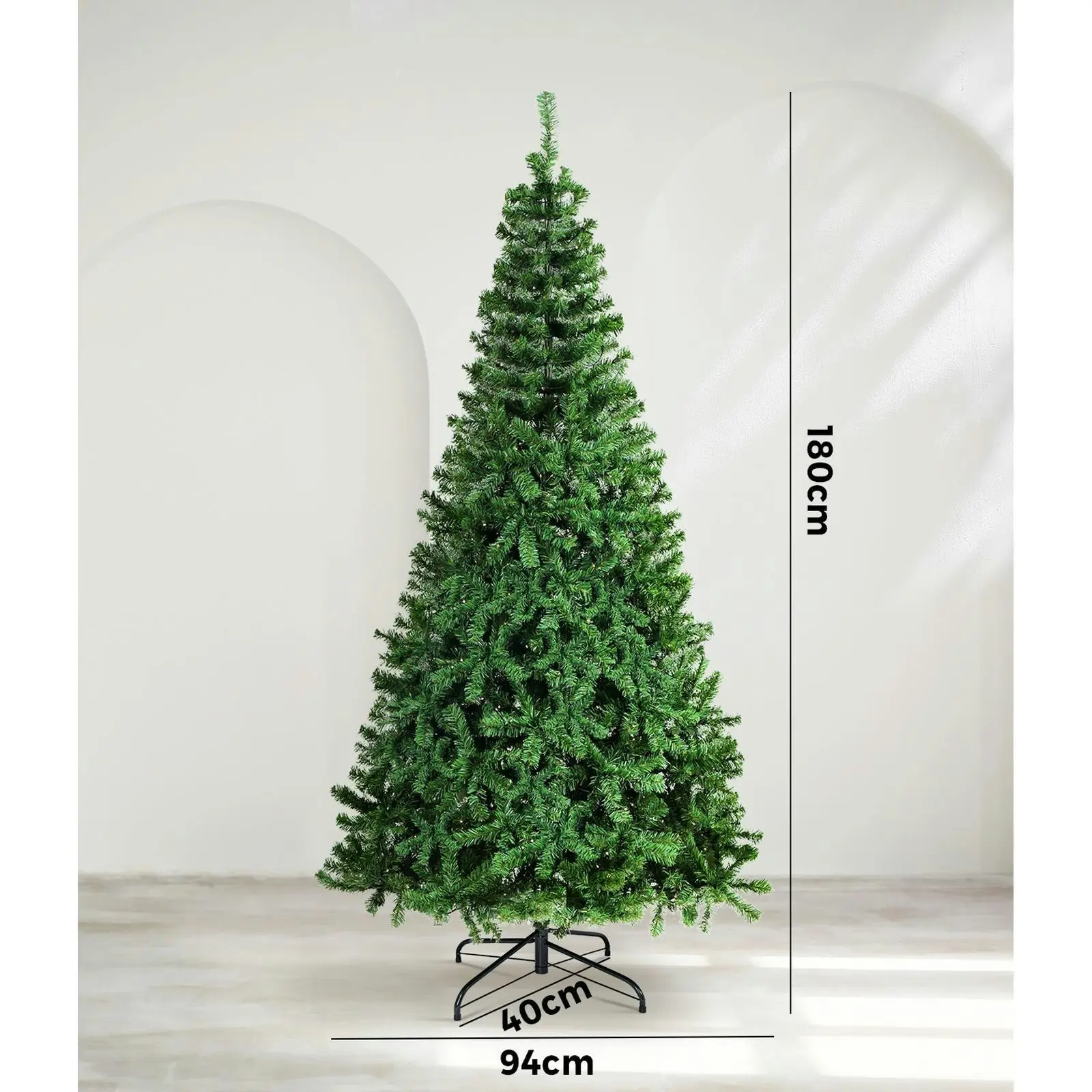 Mazam 2PCS Christmas Tree 1.8M 6FT Xmas Trees Decorations Green 800 Tips