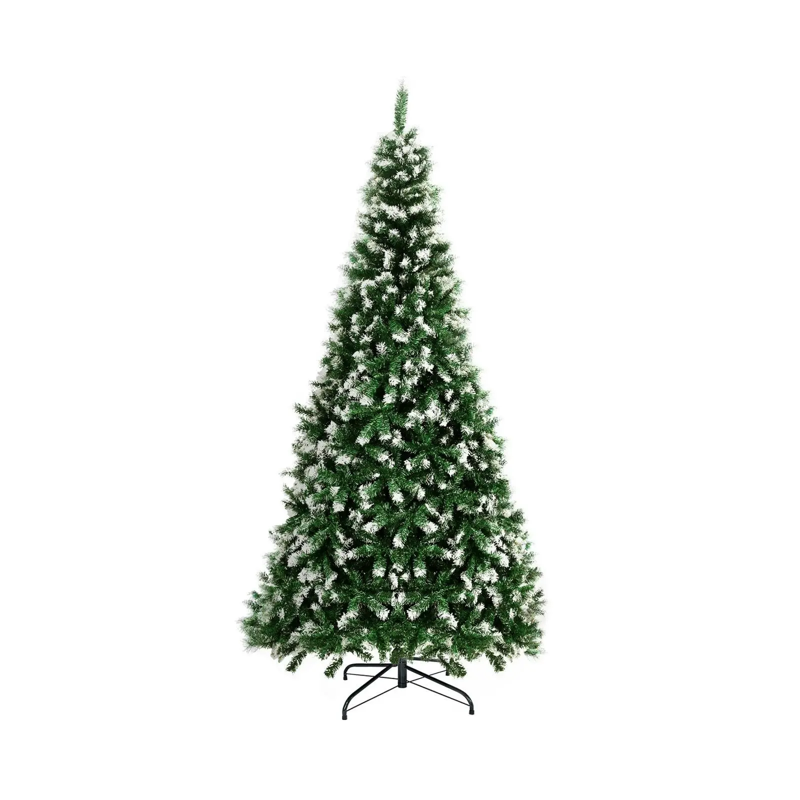 Mazam 2PCS Christmas Tree 1.8M 6FT Xmas Trees Snowy Decorations Green 800 Tips