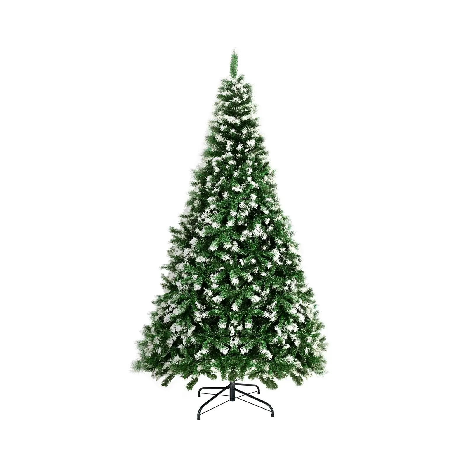 Mazam 2PCS Christmas Tree 1.8M 6FT Xmas Trees Snowy Decorations Green 830 Tips