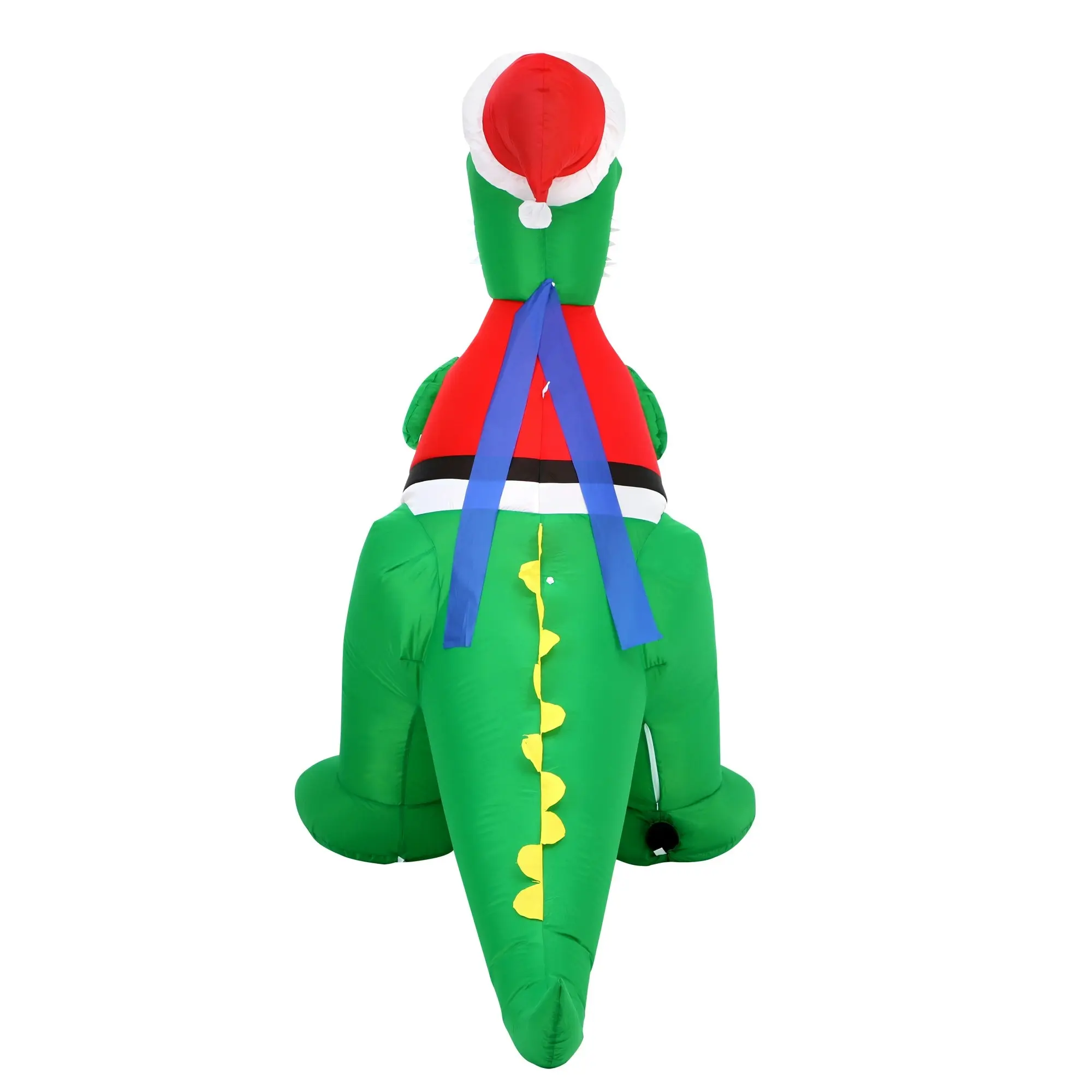 Mazam 2PCS Christmas Inflatable Dinosaur 1.8M Xmas LED Lights Outdoor Decoration