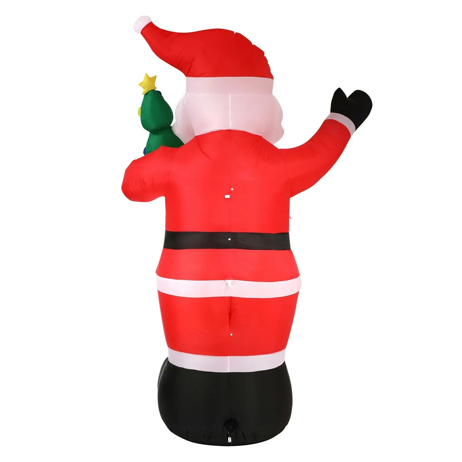 Mazam 2PCS 3.6M Christmas Inflatable Santa Xmas LED Lights Outdoor Decoration