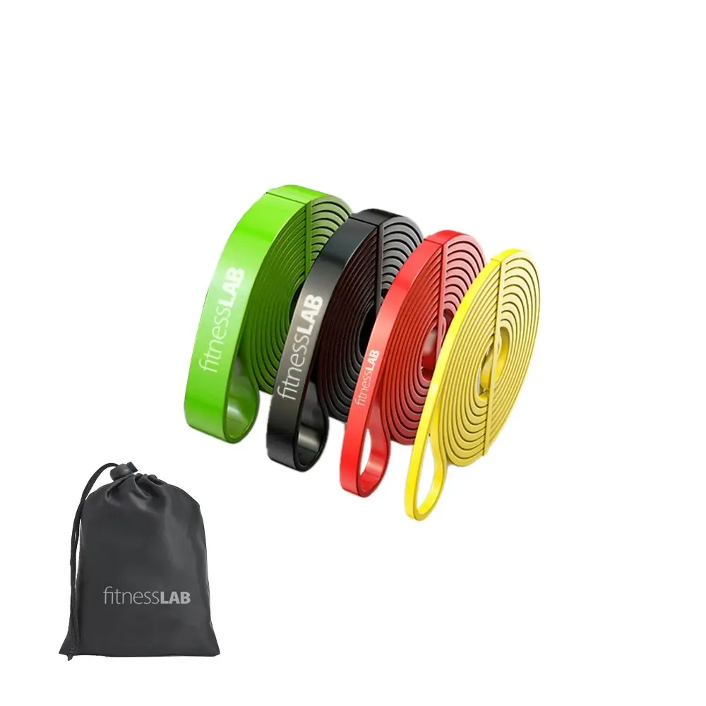 6Pcs Resistance Bands Band Power Heavy Duty Loop Set For Yoga Workout Fitness Exercise