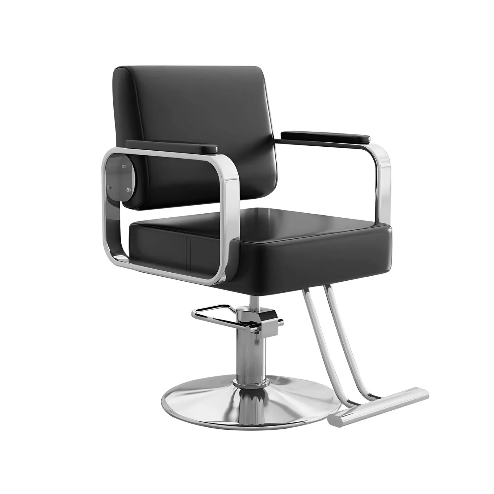 Salon Stool Swivel Chair Backrest Barber Hair Dresser Chair Hydraulic Lift - 2 Designs