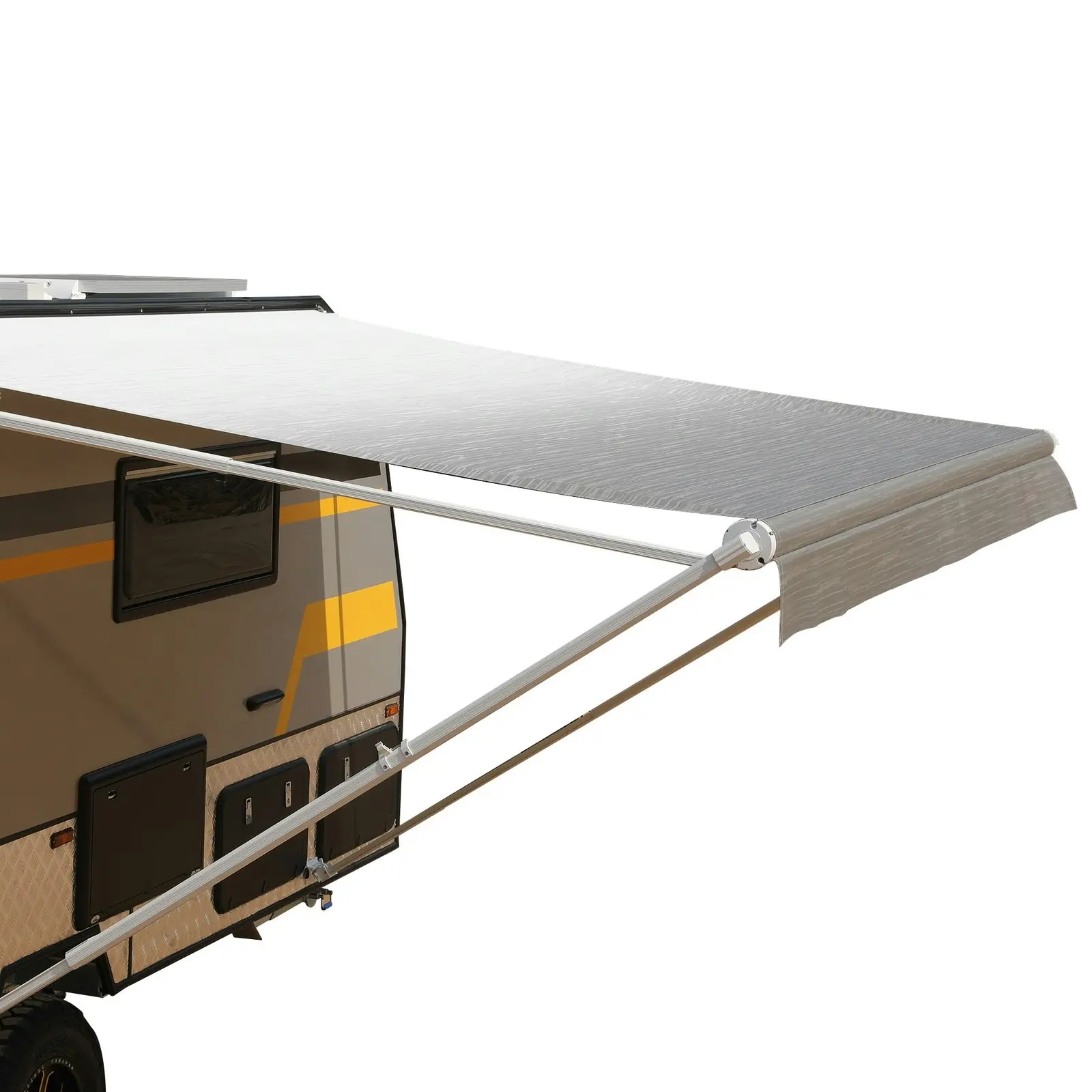 Premium Caravan Roll Out Awning RV Replacement Vinyl Fabric 10/11/12/13/14ft