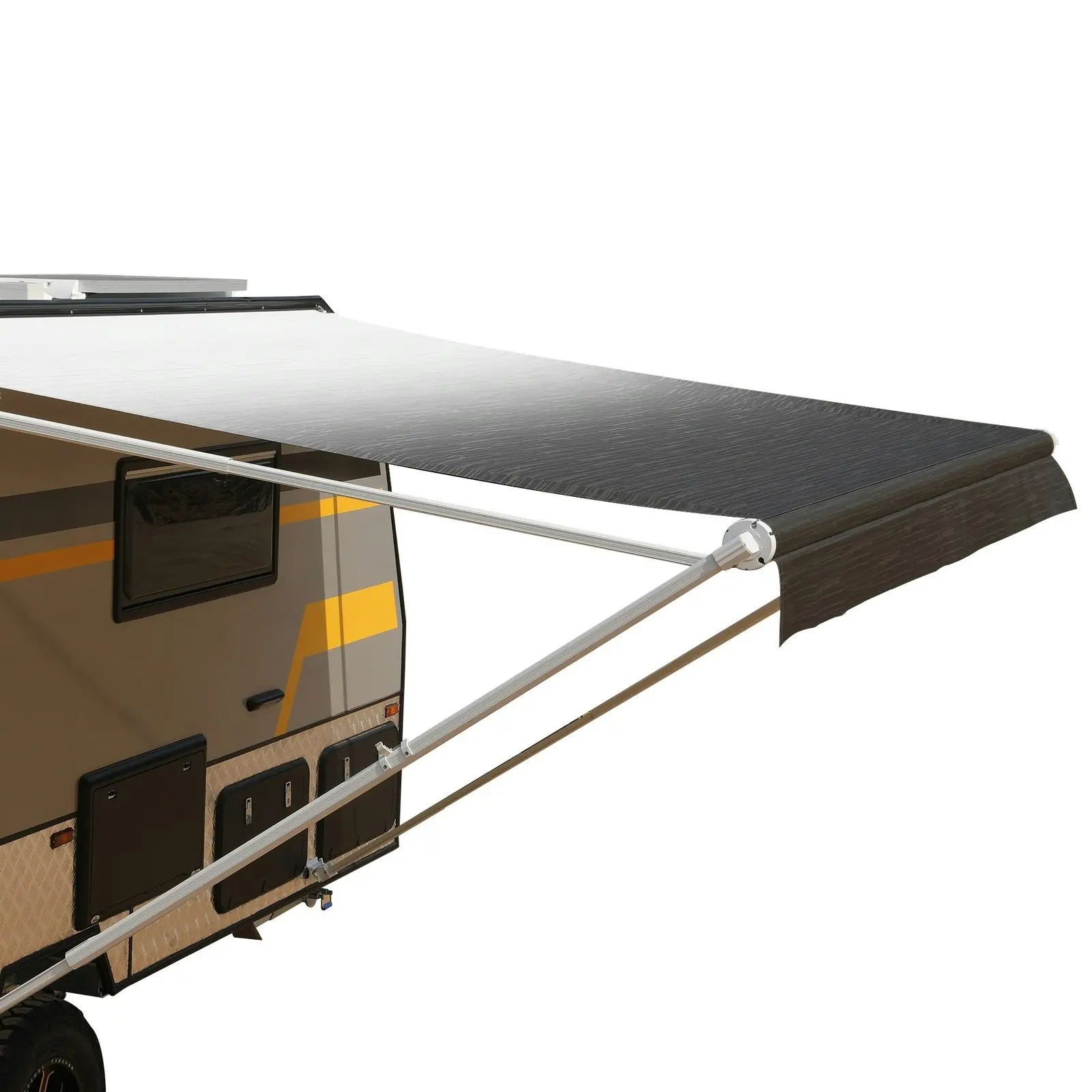 Premium Caravan Roll Out Awning RV Replacement Vinyl Fabric 10/11/12/13/14ft