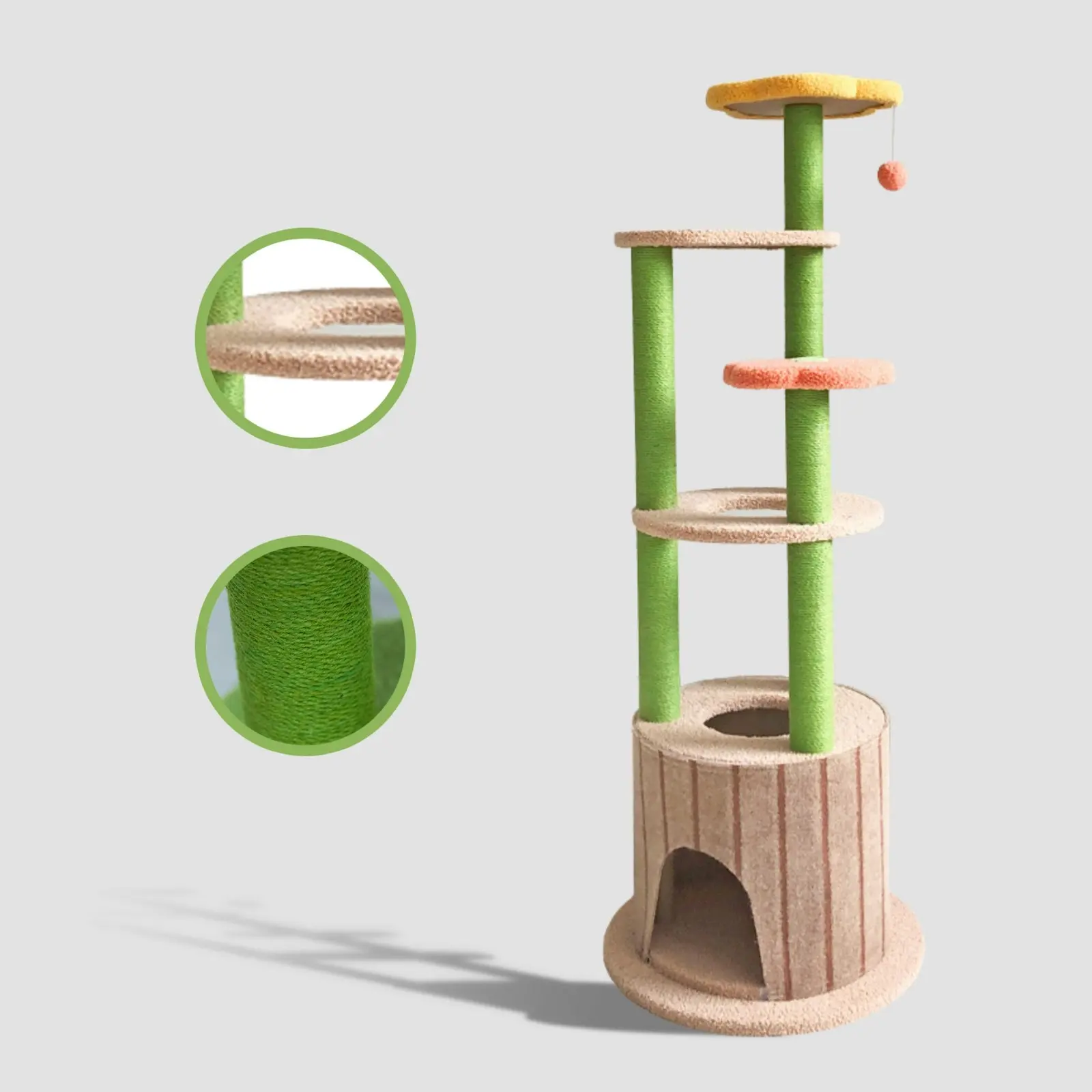 TOPET  Cat Tree Trees Scratching Post Scratcher Tower Condo House Bed Toys