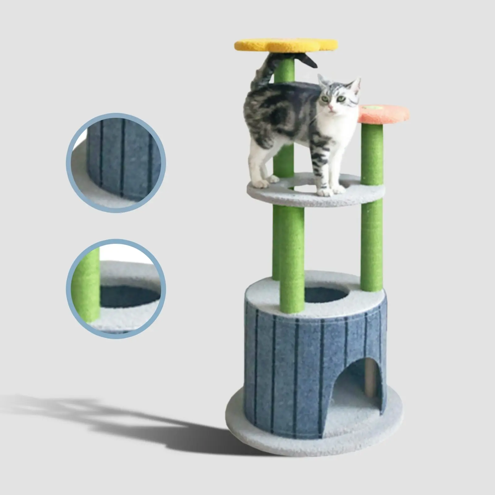 TOPET  Cat Tree Trees Scratching Post Scratcher Tower Condo House Bed Toys