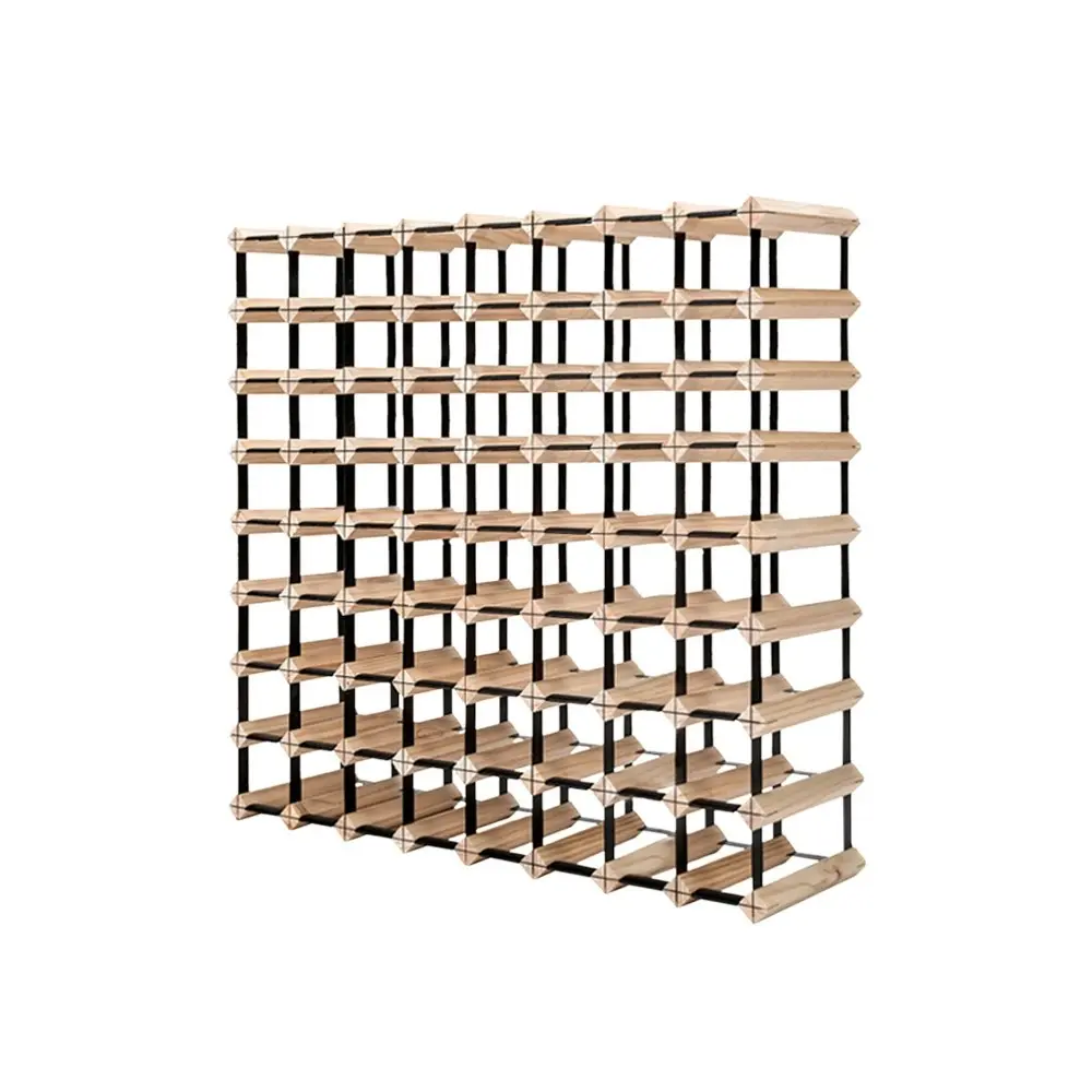 Glasshaus 20, 42, 72 or 110 Bottle Timber Wine Rack Wooden Storage System Cellar Organiser Stand