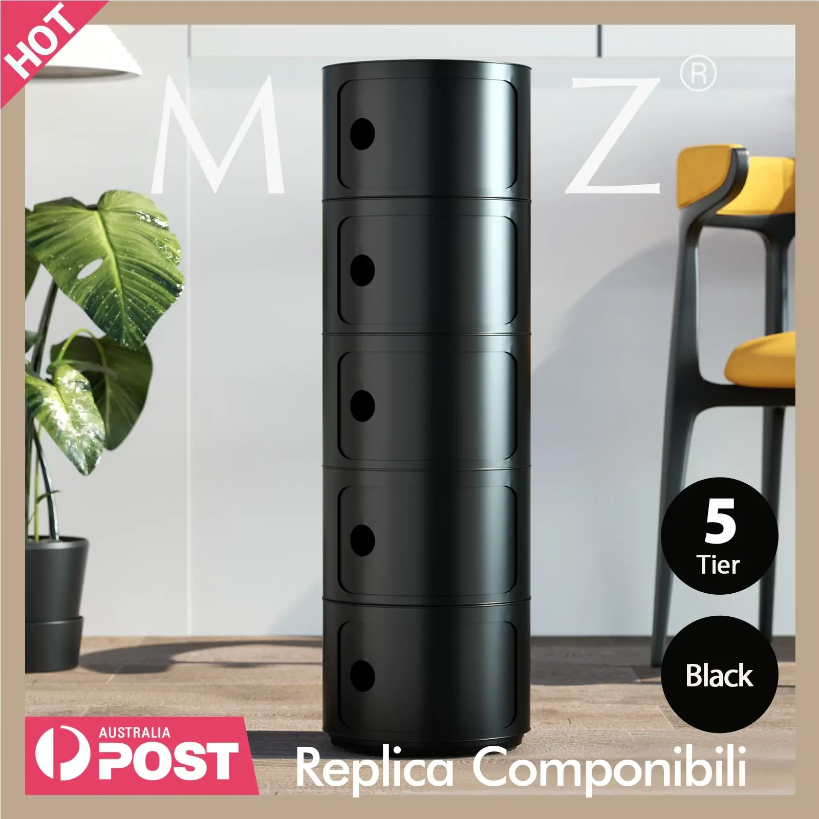 Replica Componibili Round Storage Cabinet - 4 Sizes