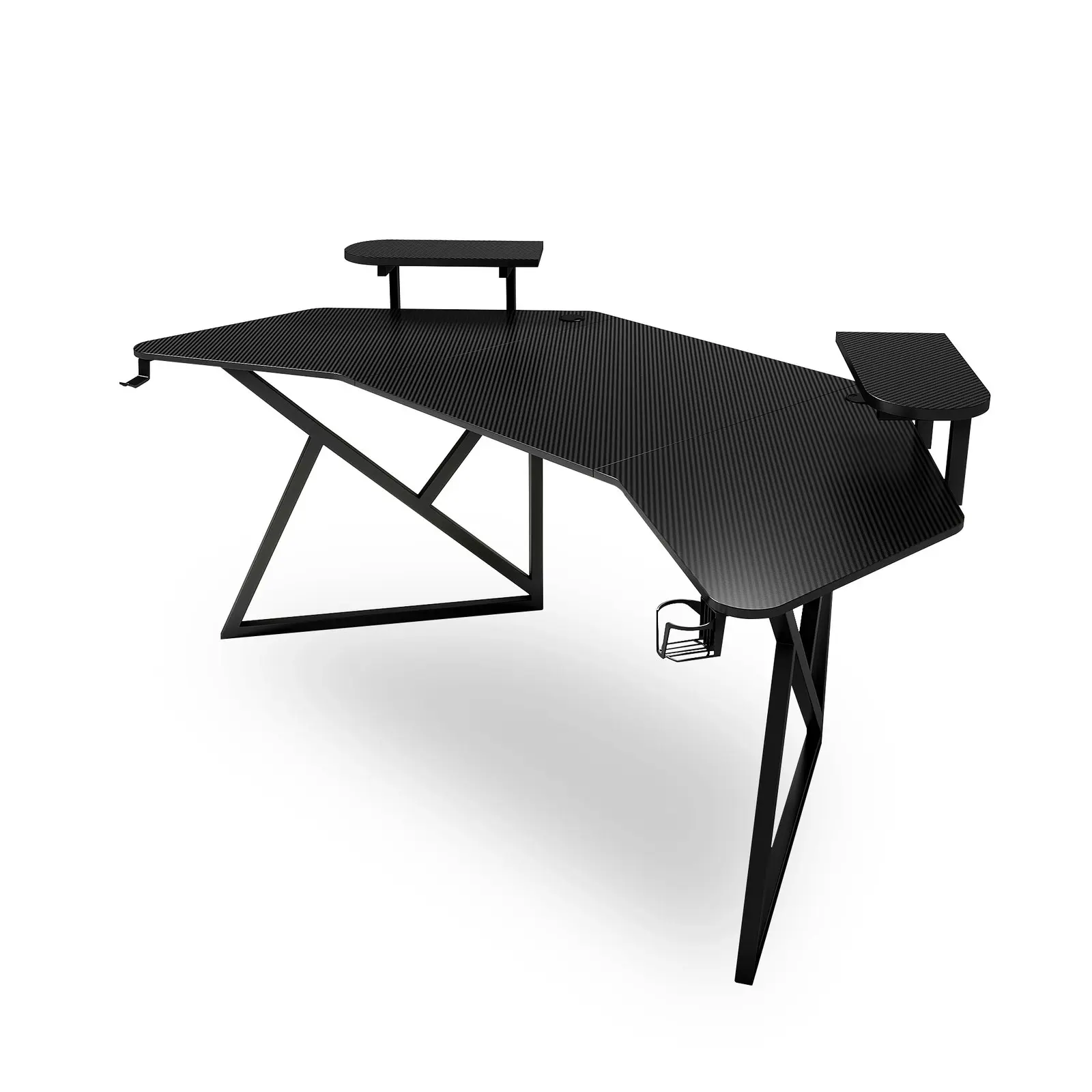 Gaming Desk Large Size Computer Gaming Office Desk Carbon Fiber Table