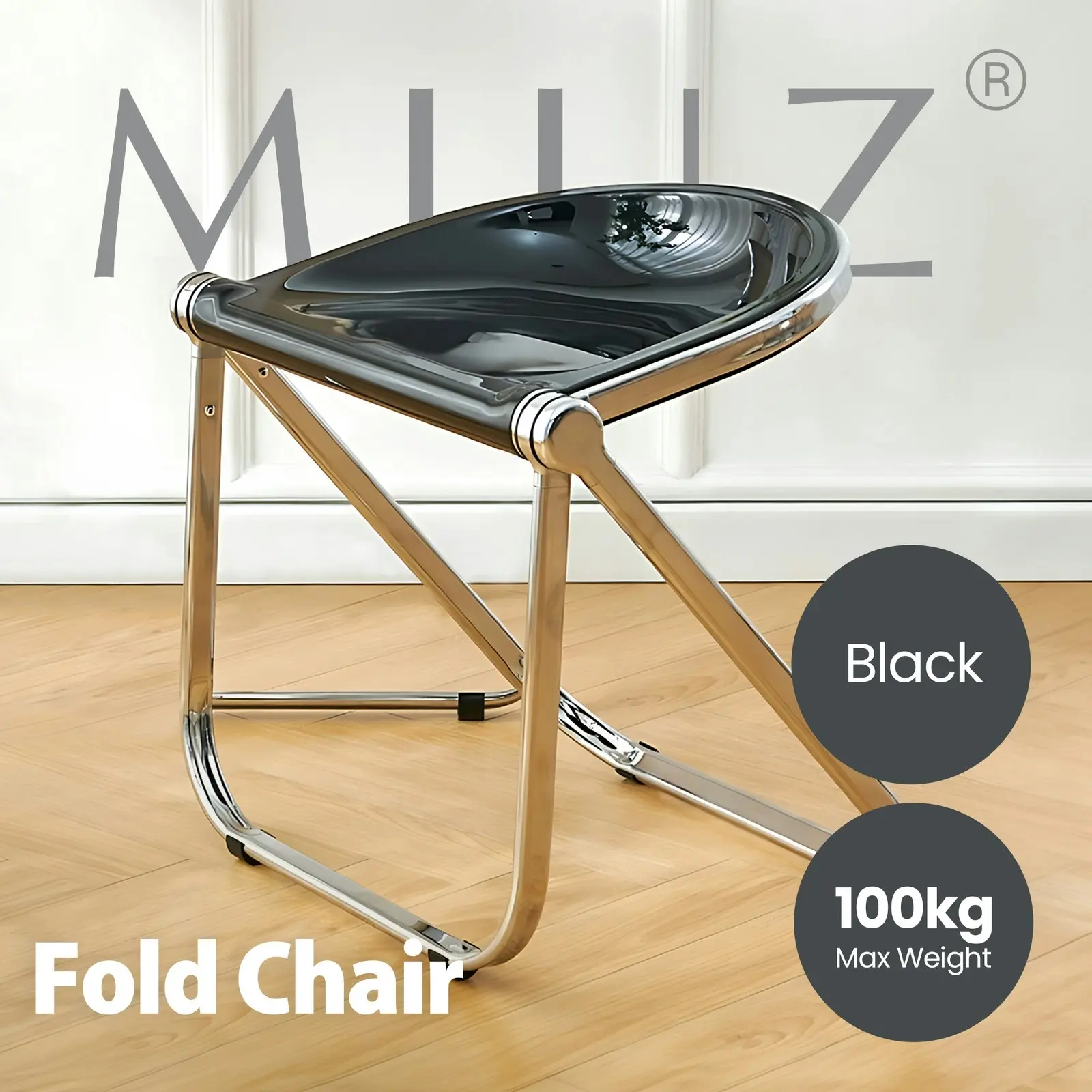 Folding Stool Seat Portable Fold Chair Plastic Foldable Dining Room Chair | Replica Giancarlo Piretti Pluff Stools