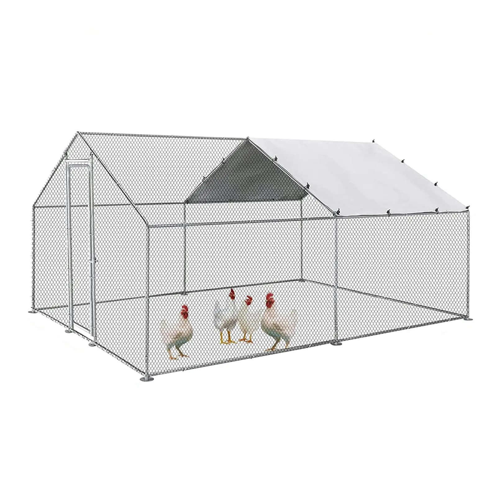 Large Walk-in Pet Chicken Run Coop Cage Rabbit Hutch Ferret House Guinea Pig Enclosure