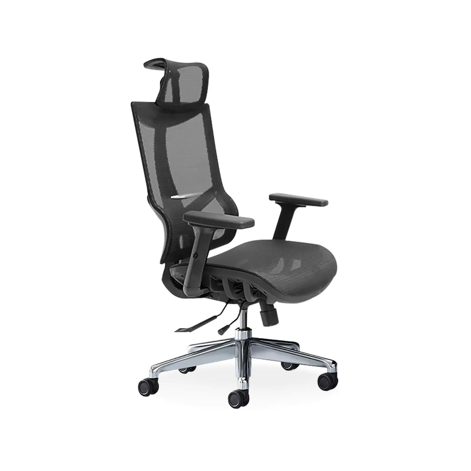 MIUZ Ergonomic Mesh Office Chair Gaming Executive Fabric Seat Headrest White