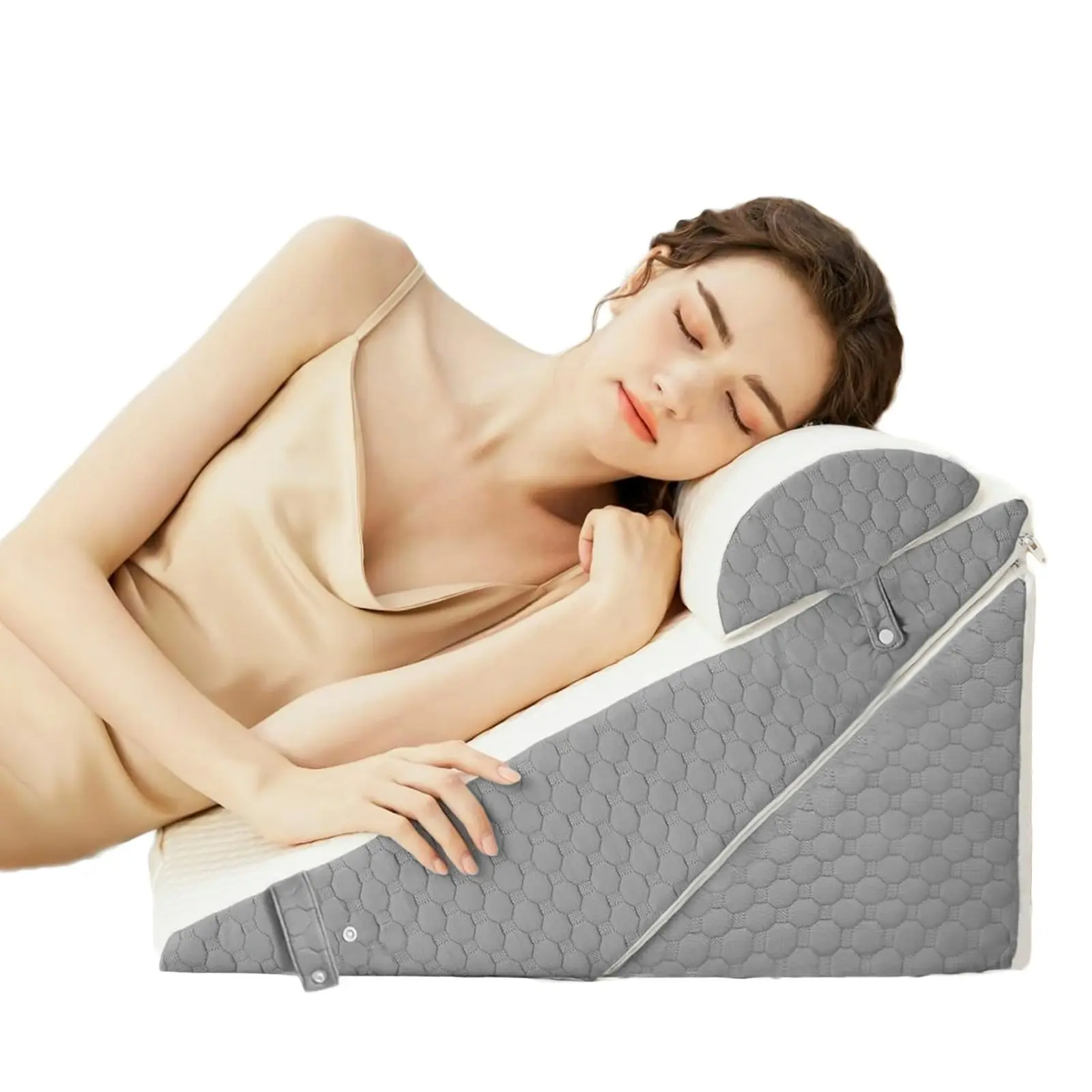 Orthopaedic Memory Foam Wedge Pillow Ergonomic Pillow Cushion