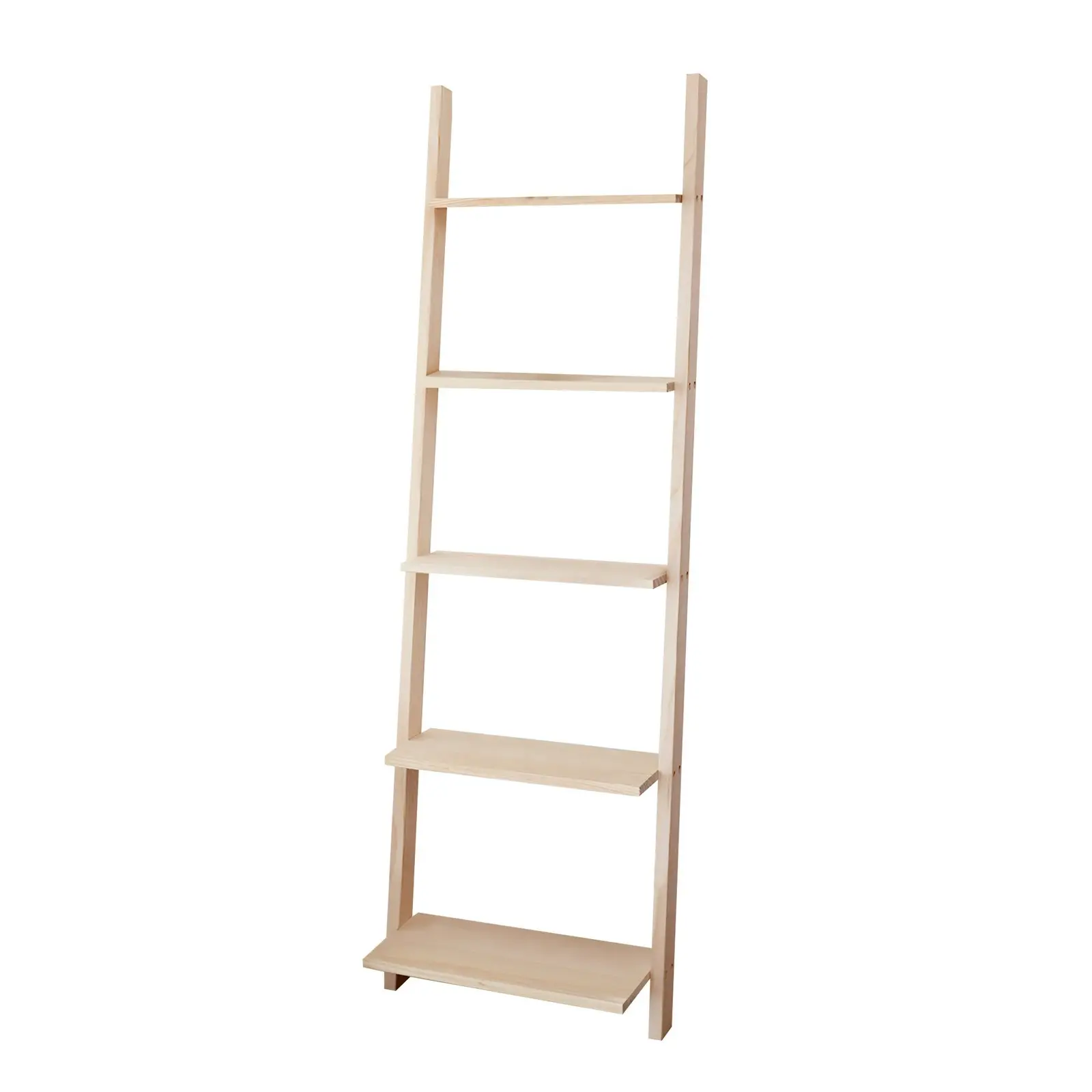 Ladder Shelf Wooden Display Storage Stand Rack Bookshelf Plant Stand