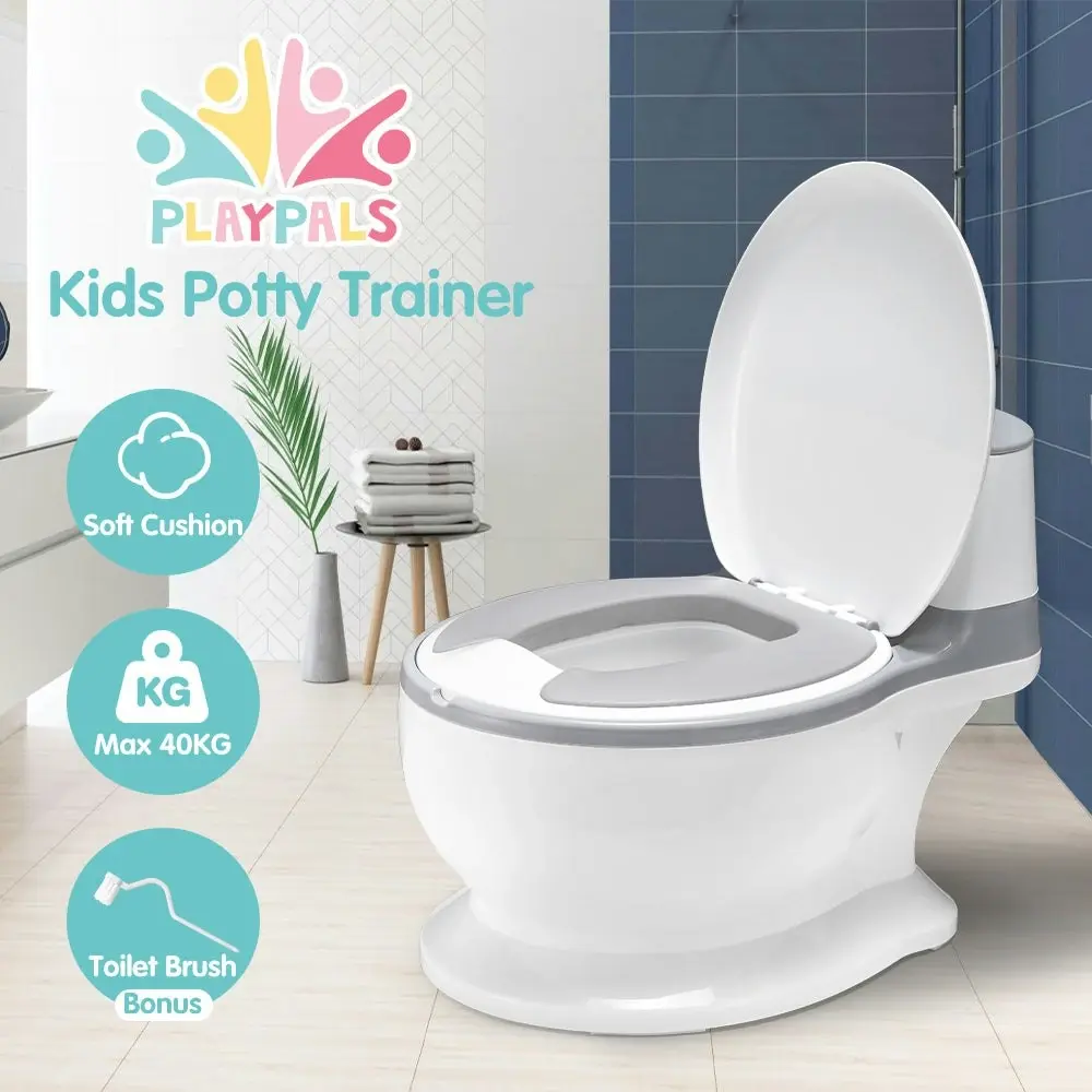 Playpals Kids Potty Trainer Seat Safety Toddler Toilet Training Child Non-Slip