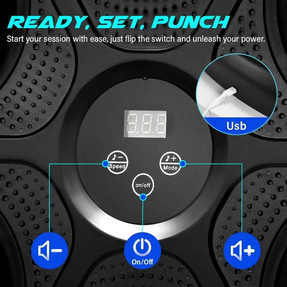 Propulse Smart Punching Boxing Electronic Music Machine Home Training 9 Speeds