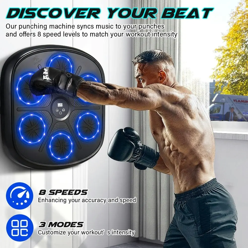 Propulse Smart Punching Boxing Electronic Music Machine Home Training 9 Speeds