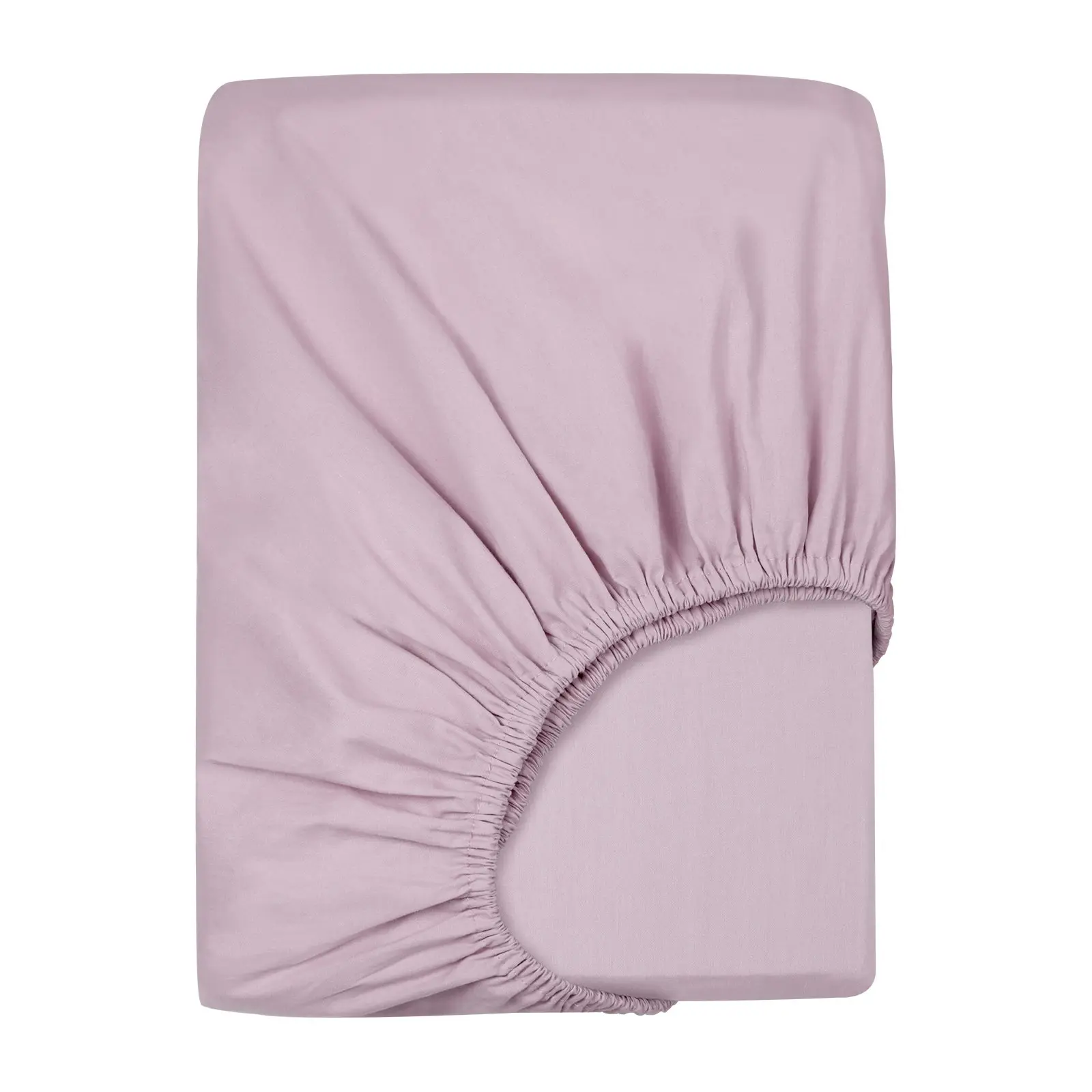 Linenova 100% Cotton Fitted Sheet Ultra Soft Breathable For All Seasons Deep Pocket Up to 40CM