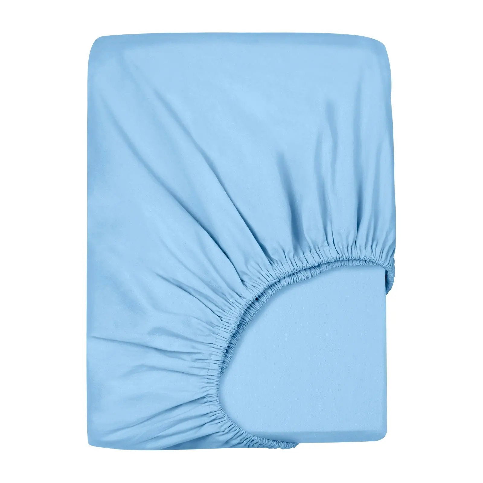 Linenova 100% Cotton Fitted Sheet Ultra Soft Breathable For All Seasons Deep Pocket Up to 40CM