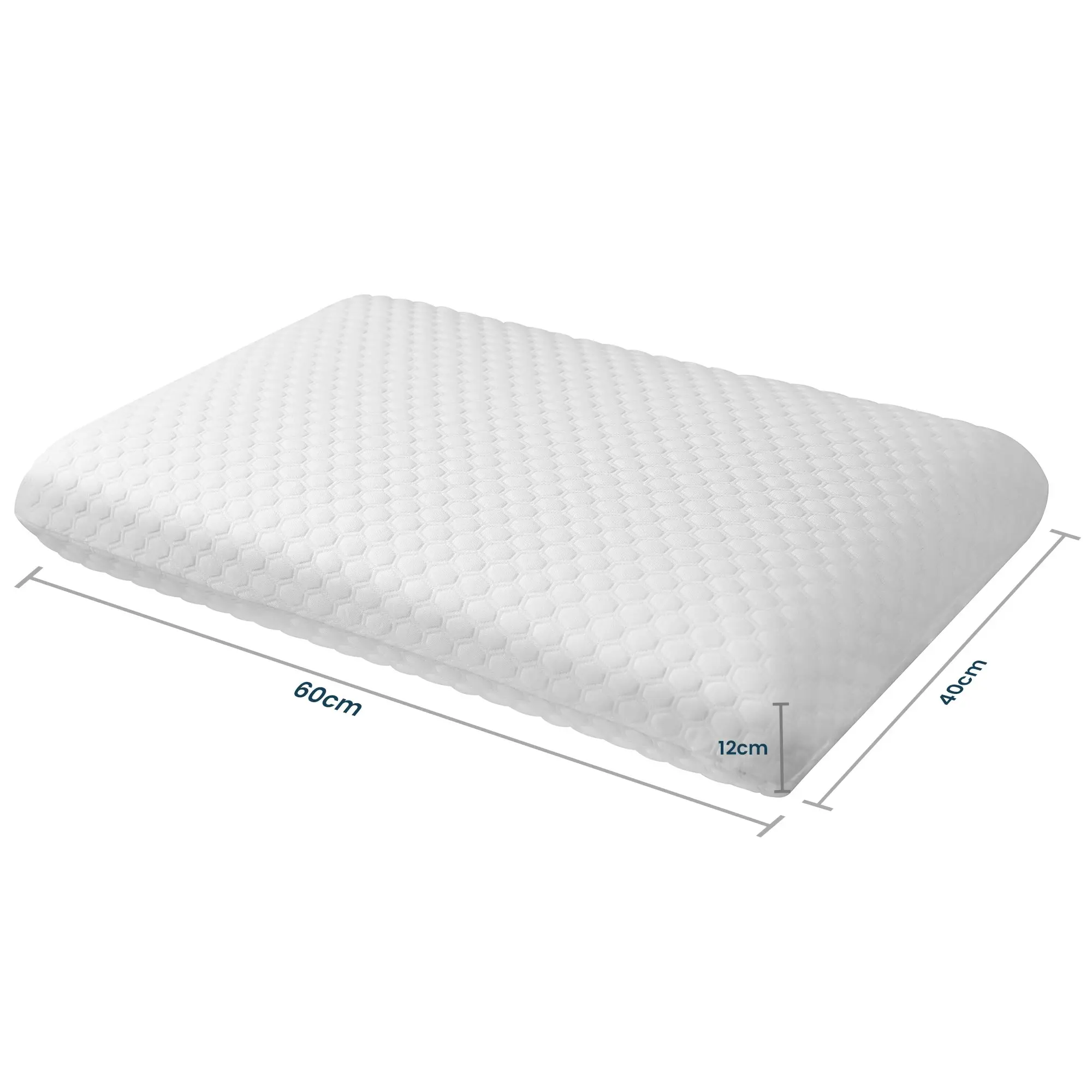 Linenova Gel Memory Foam Pillow - Cooling & Ventilated Bedding Pillow