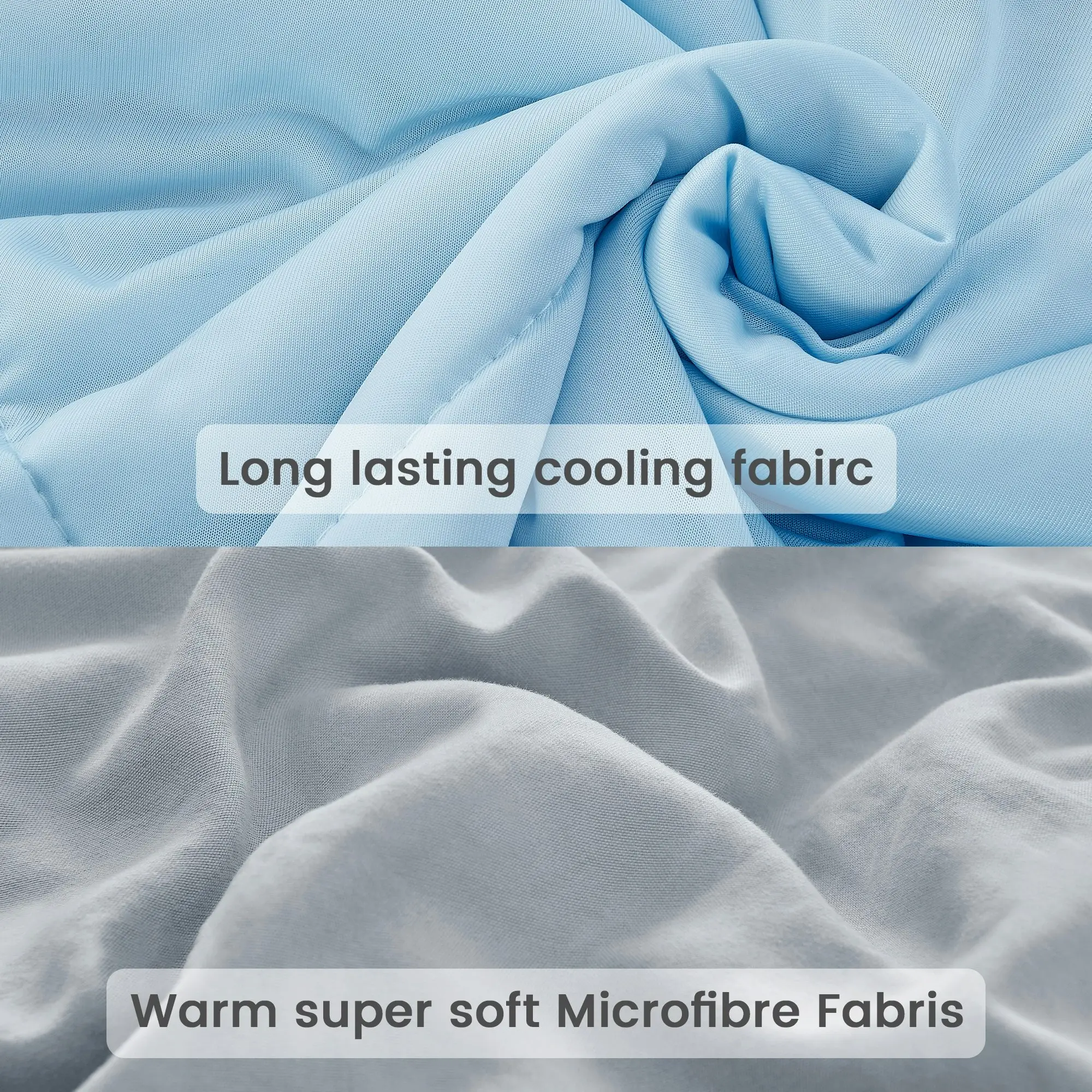 Linenova Luxury Cooling Comforter Blanket Ice Silk Touch Soft Double/QueenKing/Super King Size