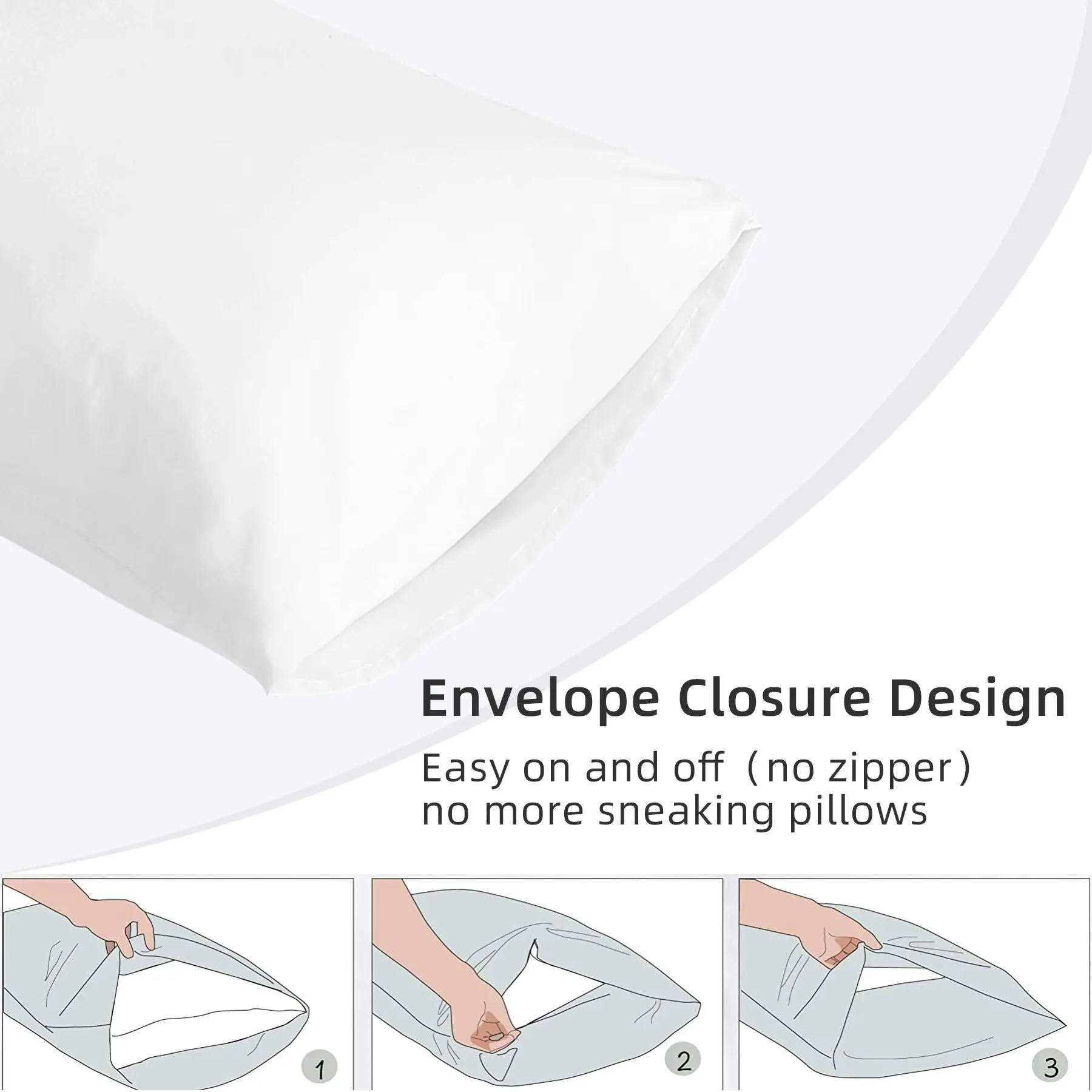 Linenova 2000TC Hotel Soft Quilt Cover Pillowcases Set(White,5 Sizes)