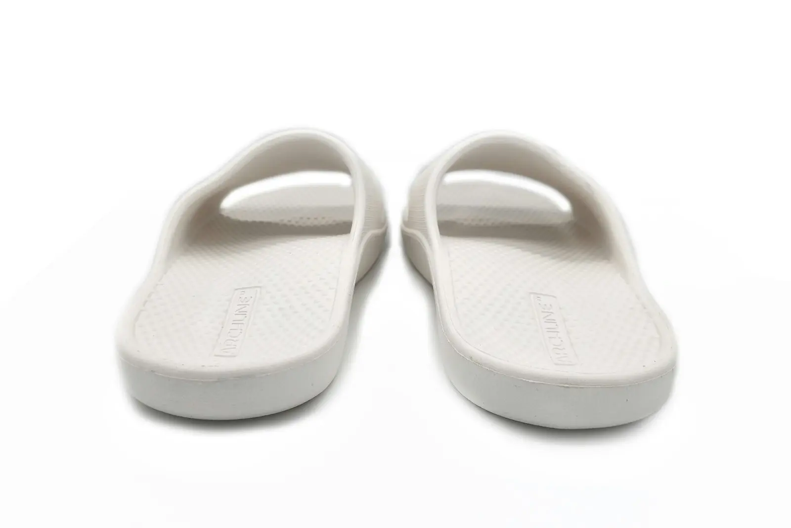 Archline Rebound Orthotic Slides Flip Flop Thongs Slip On Arch Support - White