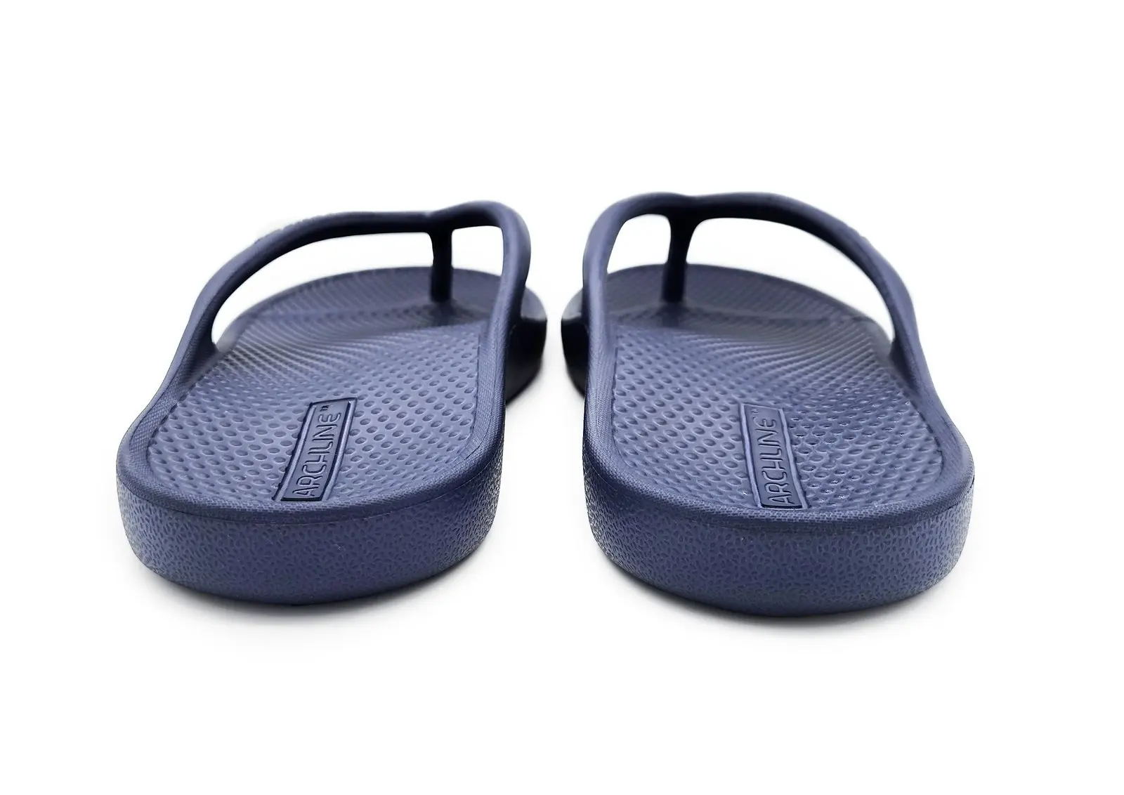 Archline Orthotic Foam Thongs Arch Support Flip Flops Orthopedic Rebound - Navy